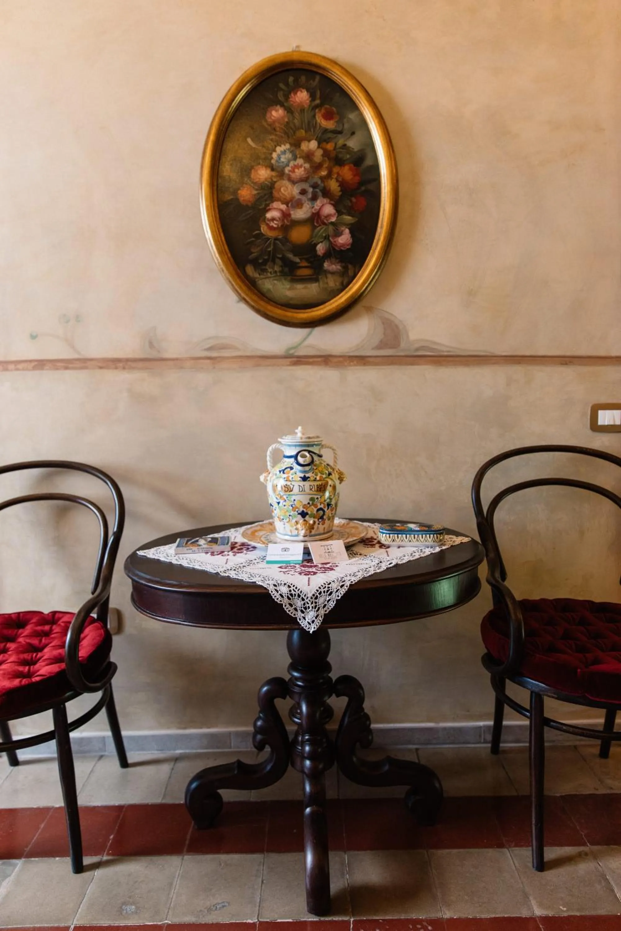 Seating area in Villa Mascitti B&B Tortoreto Alto