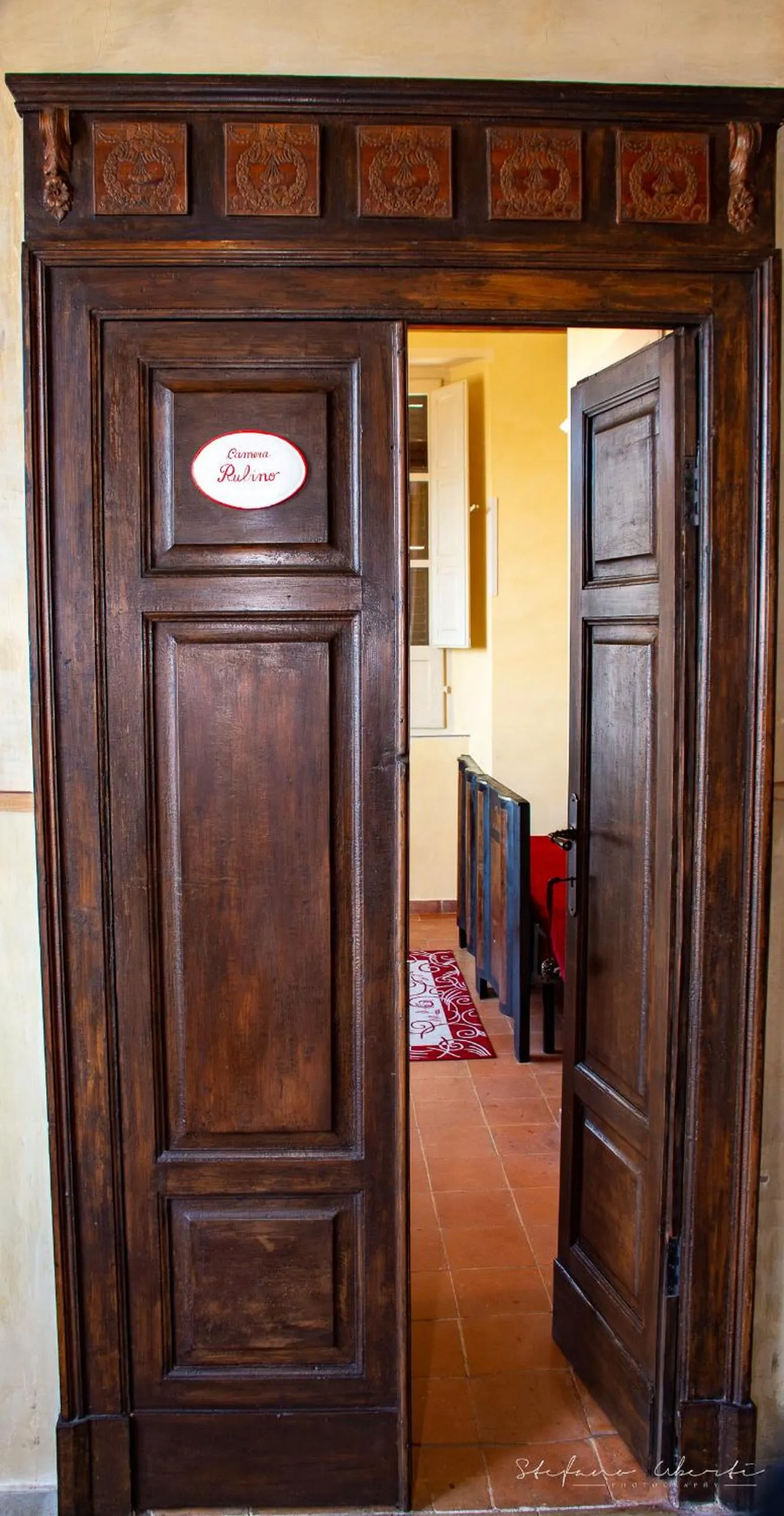 Decorative detail in Villa Mascitti B&B Tortoreto Alto