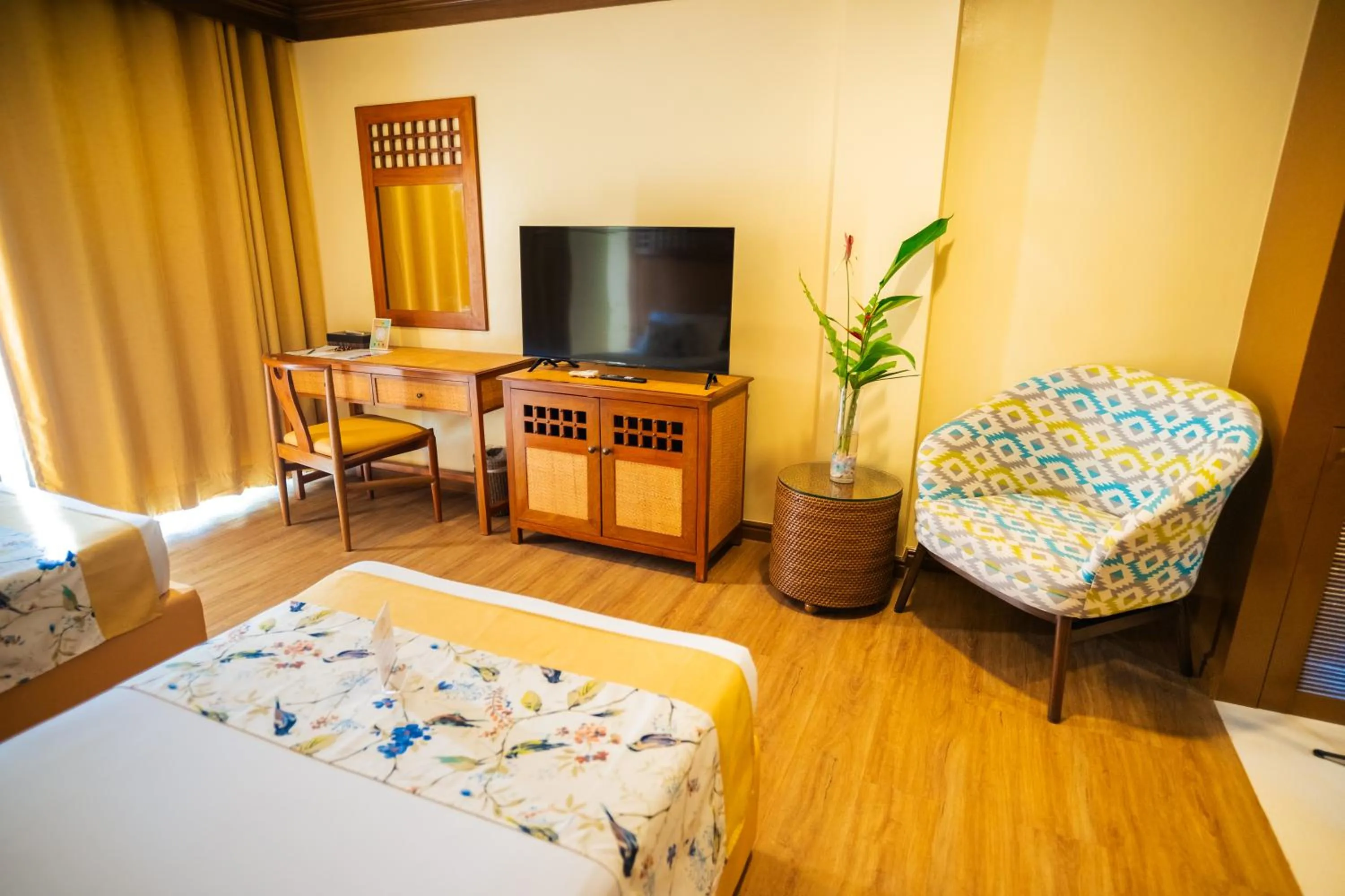 Bed in Boracay Tropics Resort Hotel