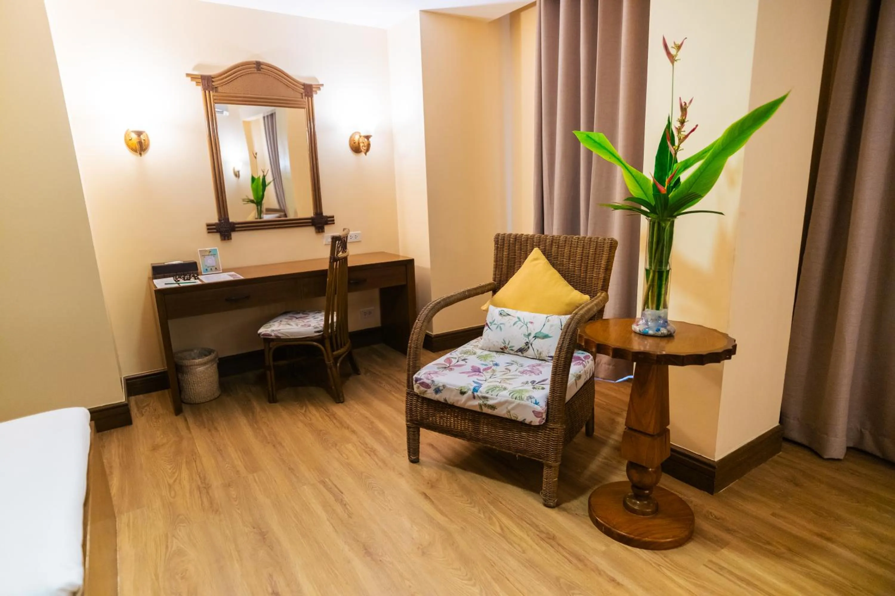 Bed in Boracay Tropics Resort Hotel