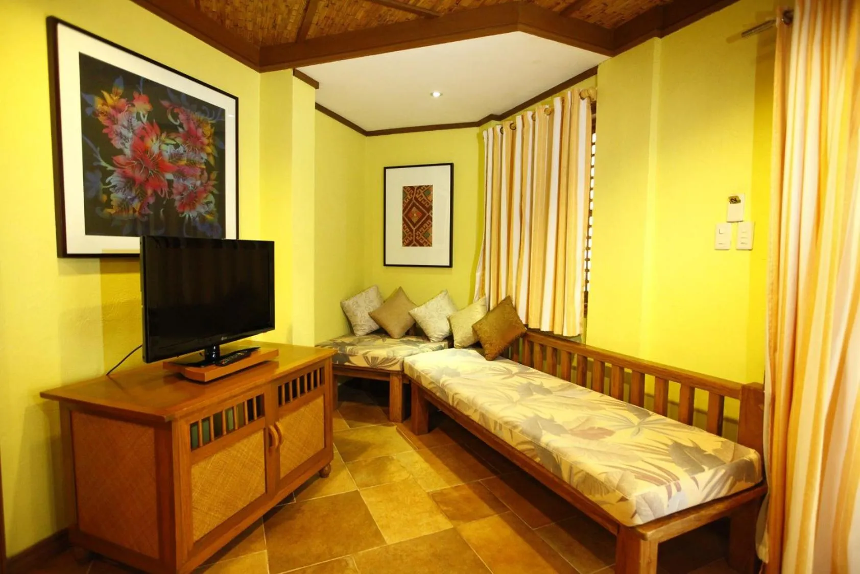Bed in Boracay Tropics Resort Hotel