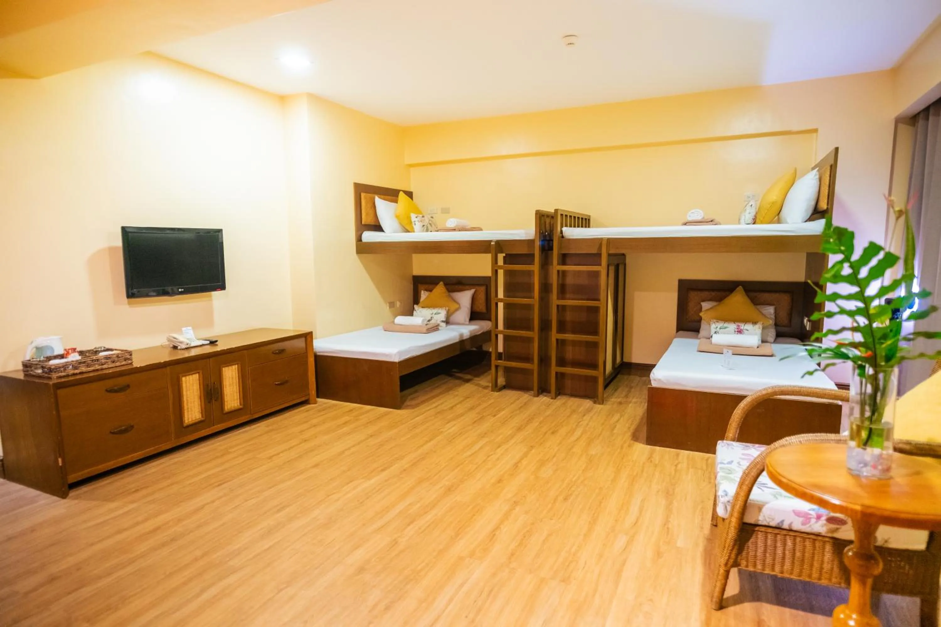 Bed in Boracay Tropics Resort Hotel