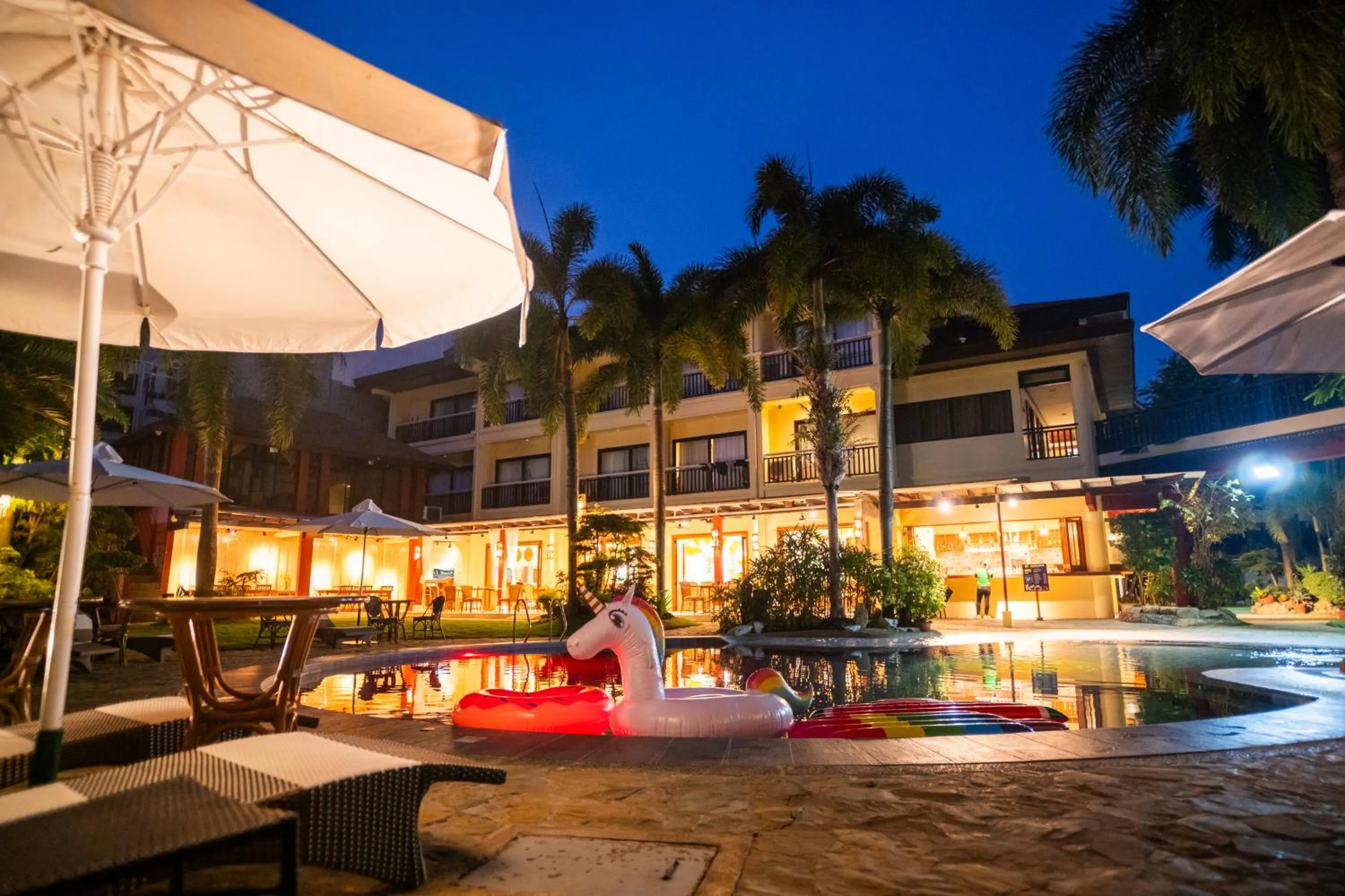 Night in Boracay Tropics Resort Hotel