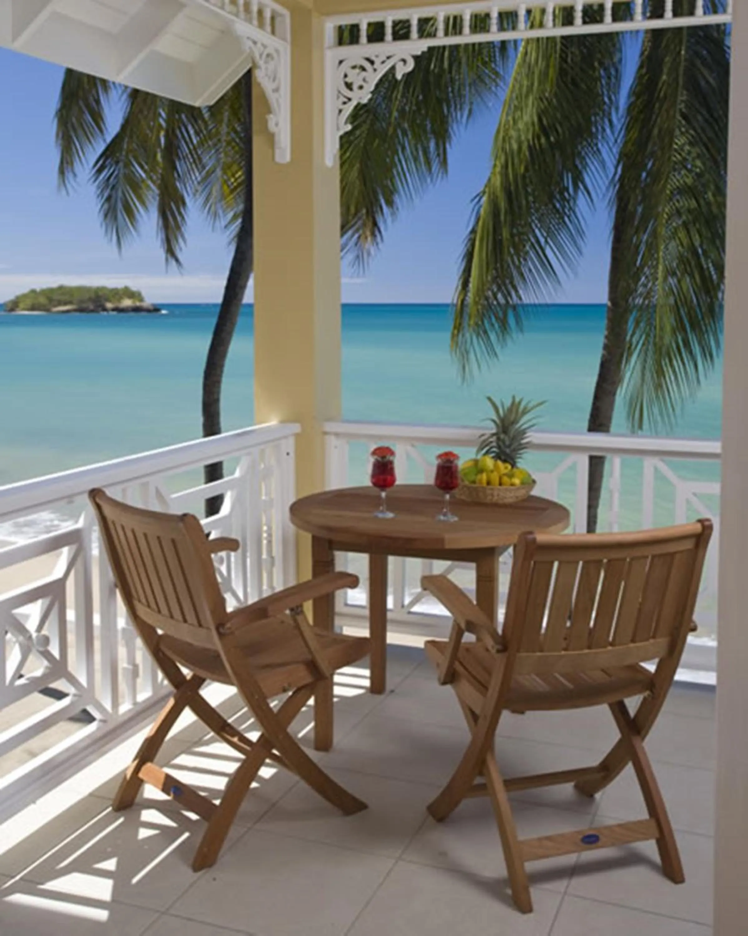 Balcony/Terrace in Villa Beach Cottages