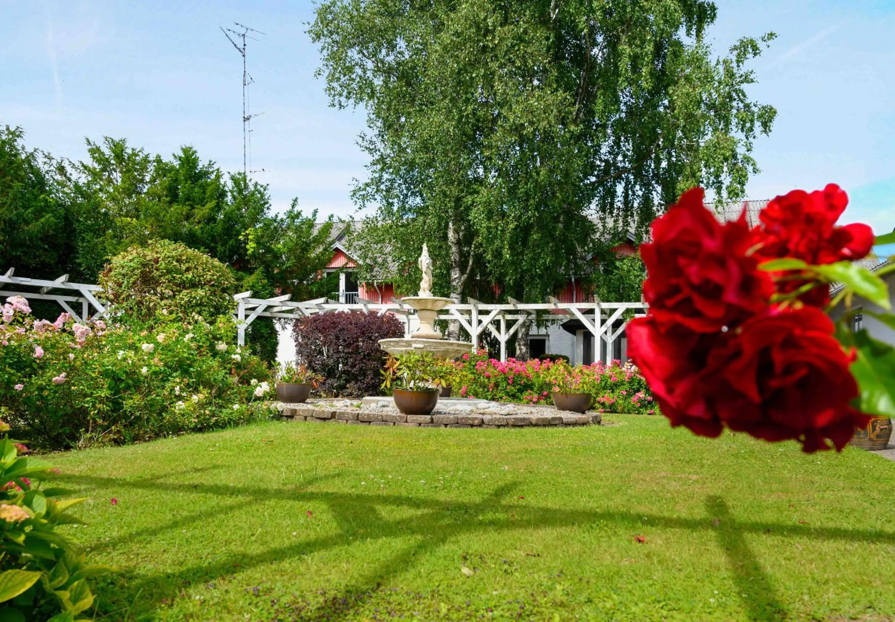 Garden in Hotel Menstrup Kro