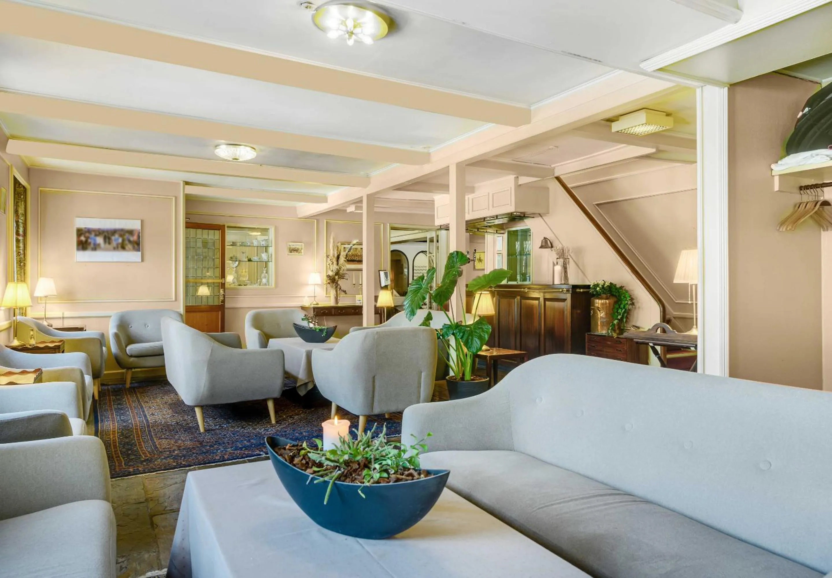 Living room in Hotel Menstrup Kro