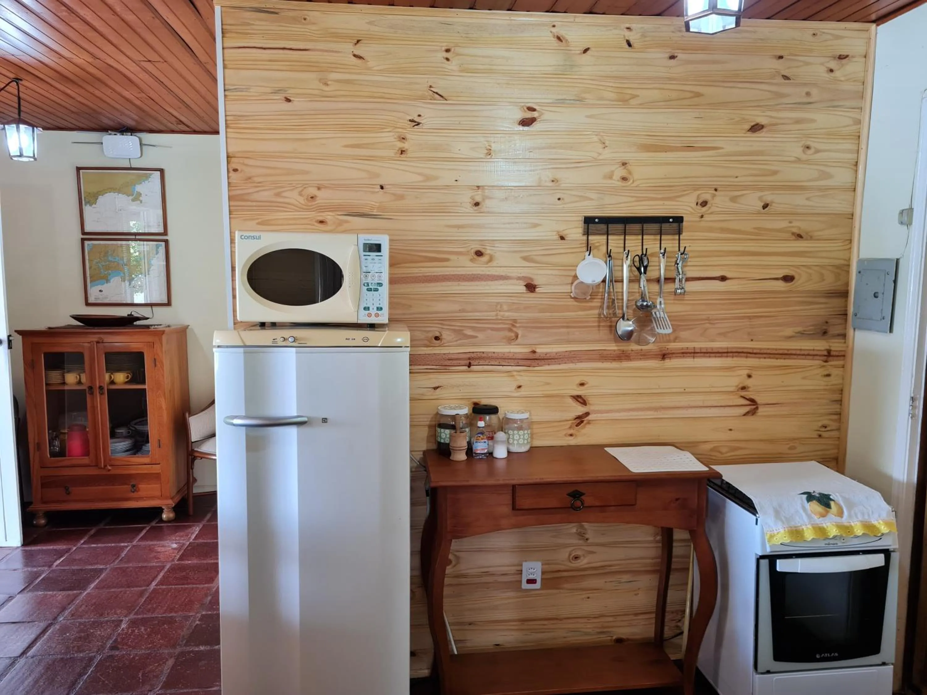 Coffee/tea facilities in Chalé Karin Sampaio