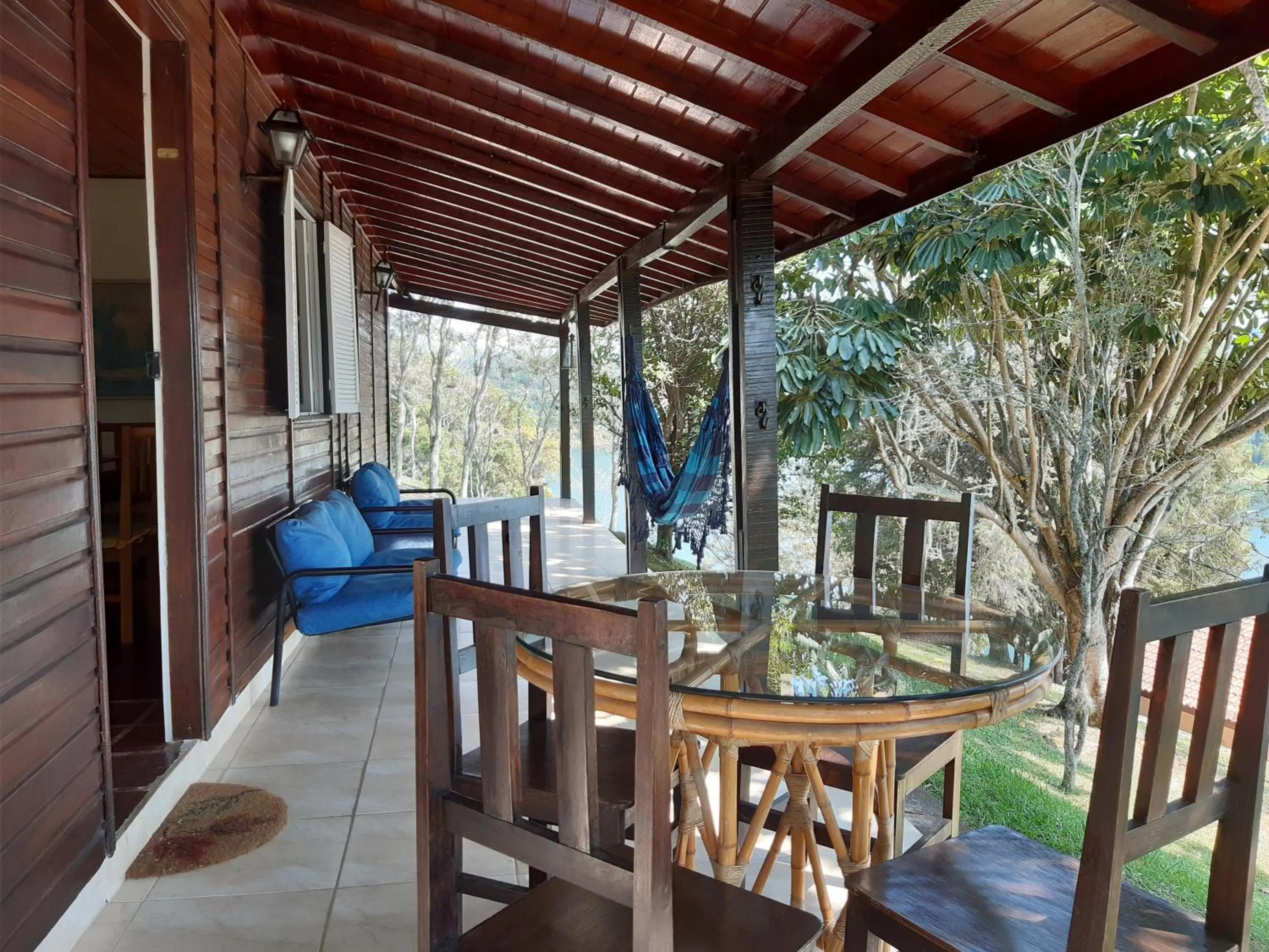 Balcony/Terrace in Chalé Karin Sampaio