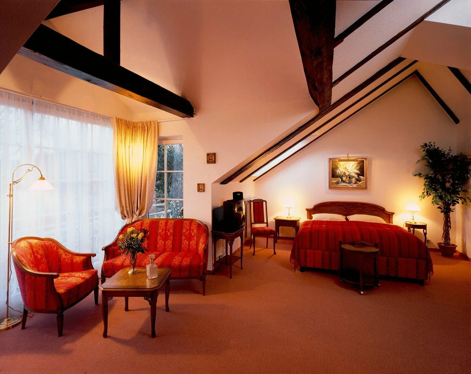 Bed in Gasthaus Stobbermühle