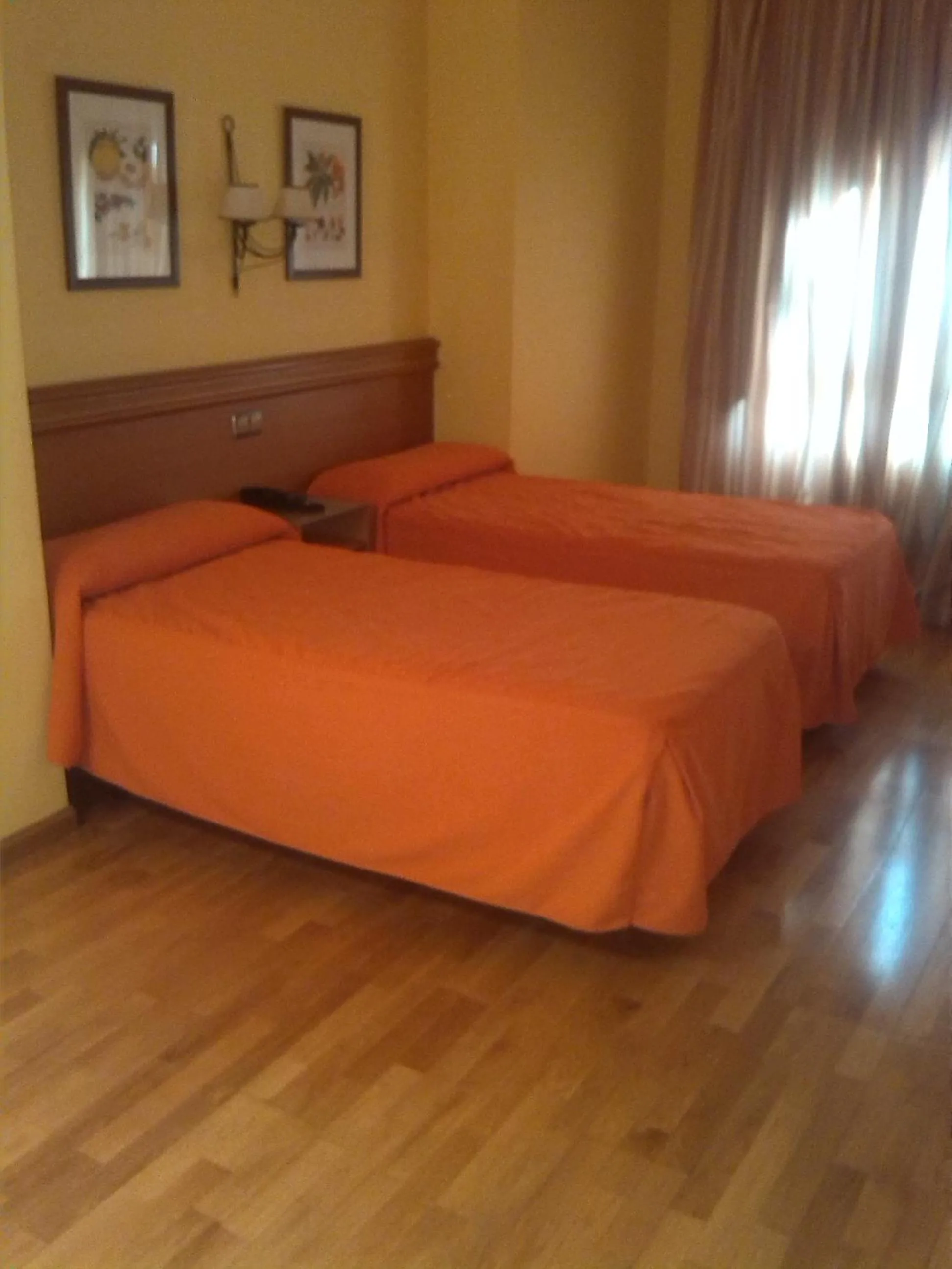 Bed in Hotel Juan Carlos I