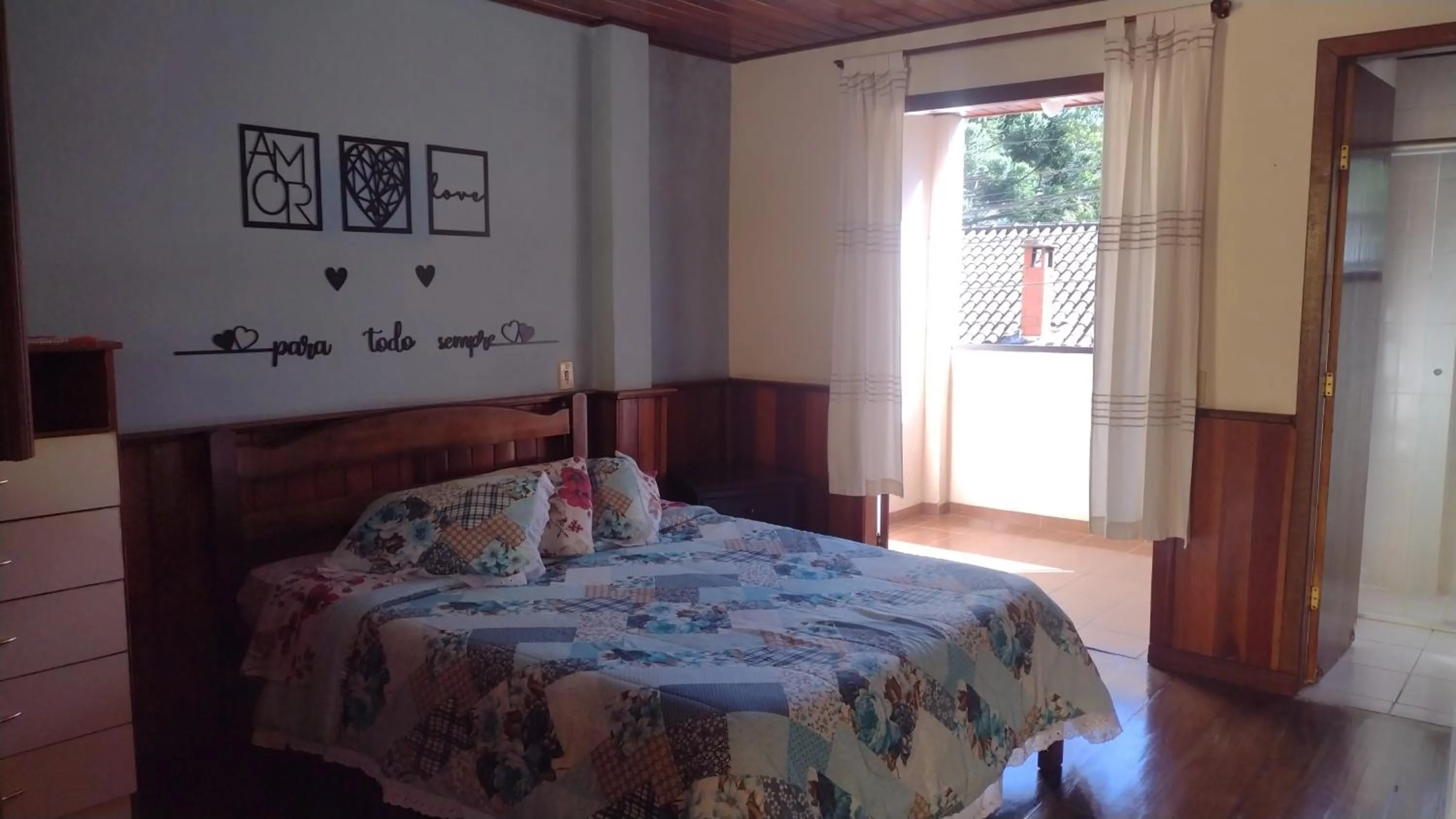 Bed in Pousada Sol Nascente