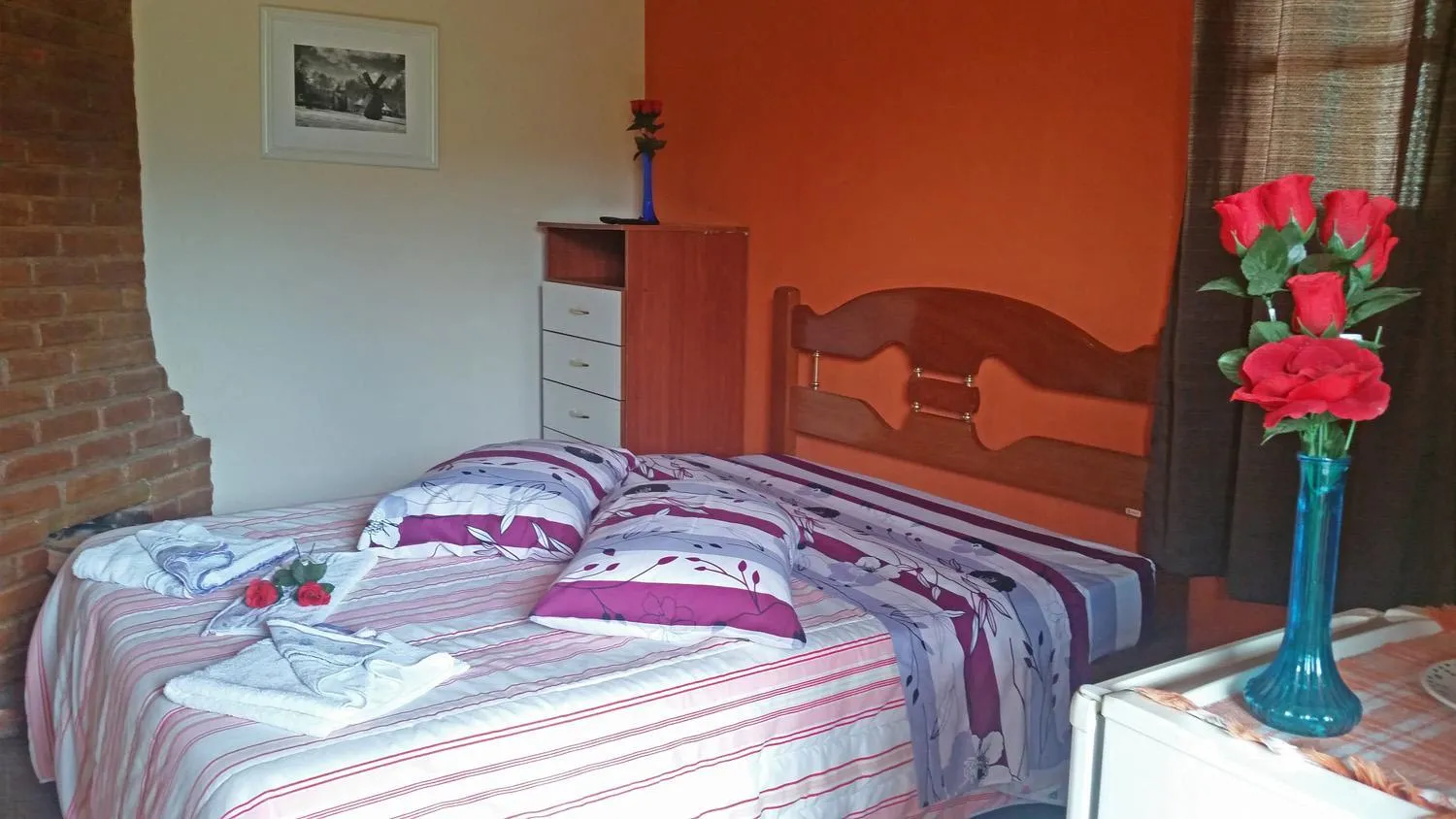 Bed in Pousada Sol Nascente