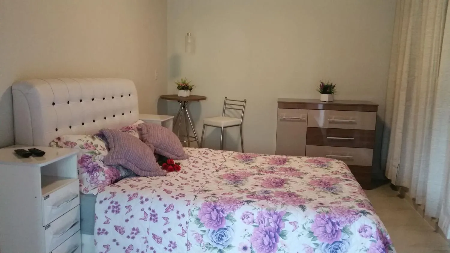 Bed in Pousada Sol Nascente