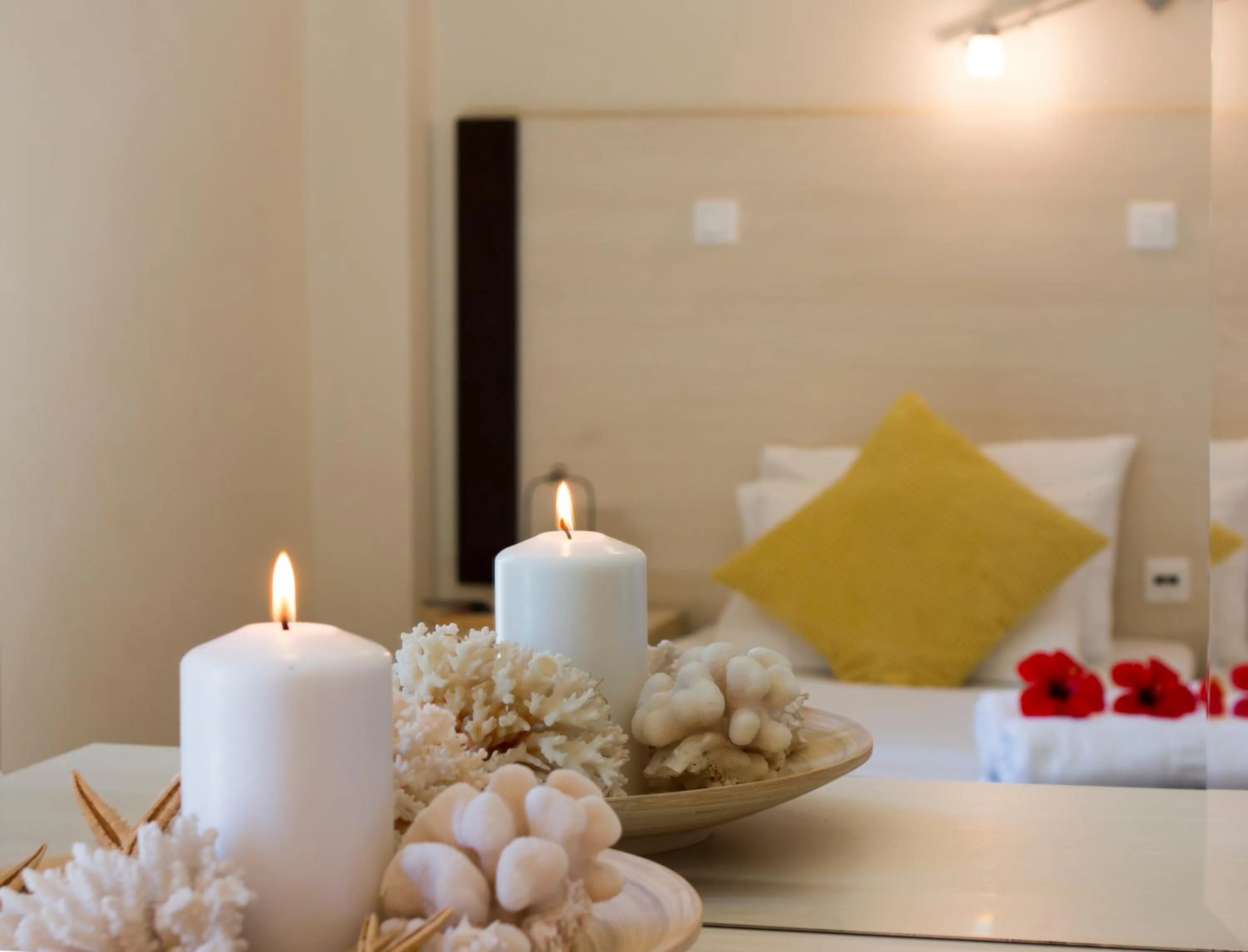 Decorative detail, Bed in Francoise Hotel