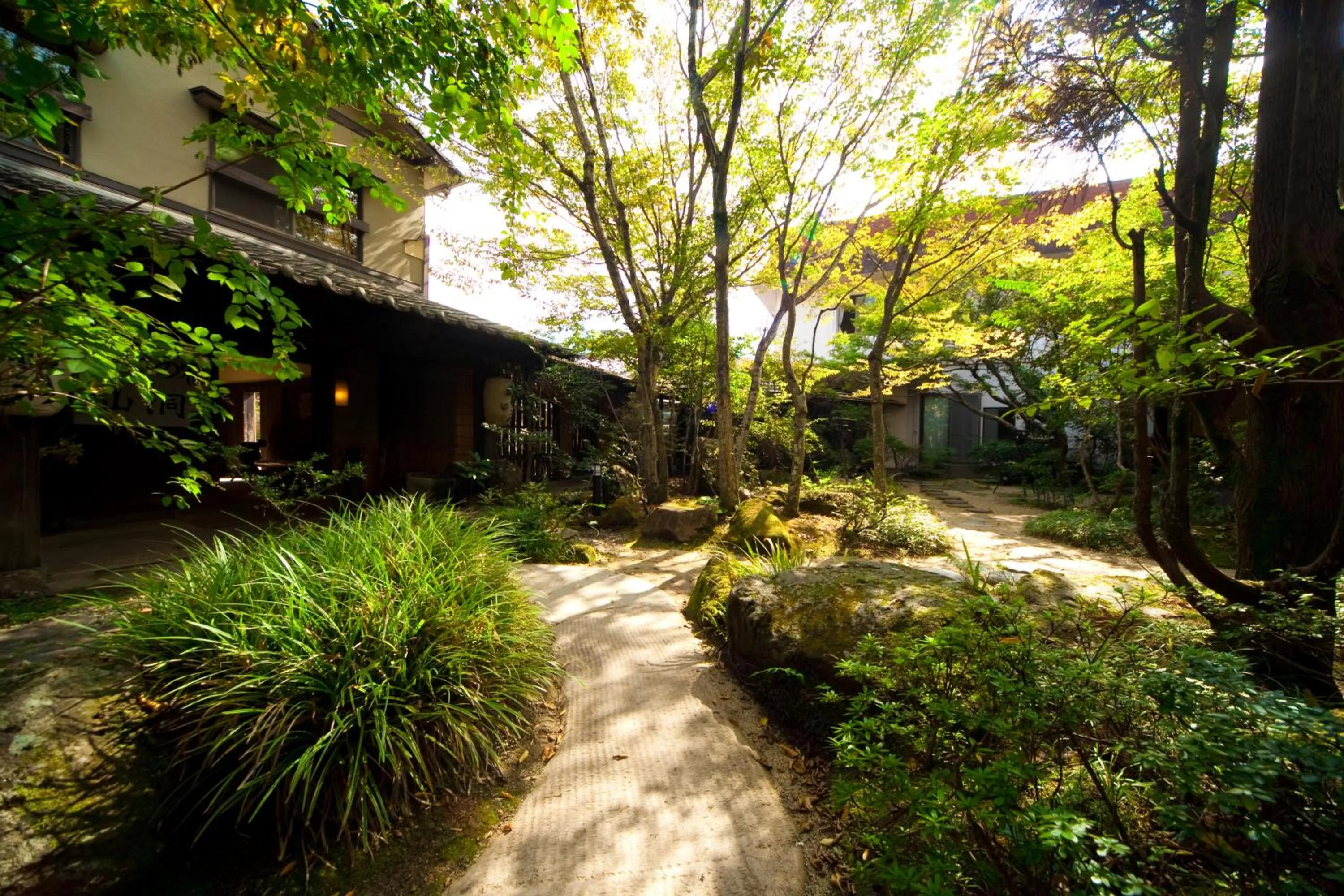 Garden view in Hotaru no Yado Sendou