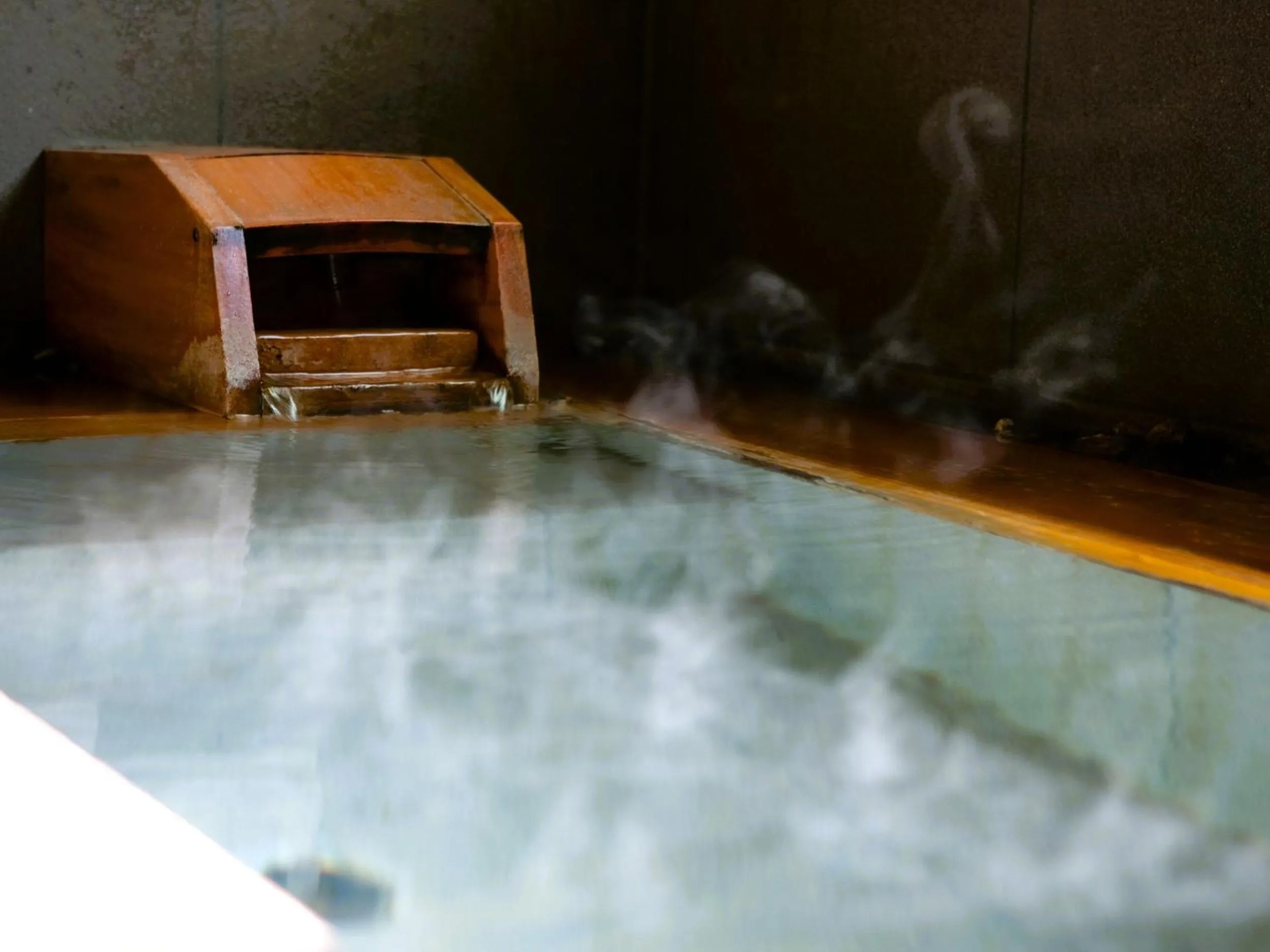 Hot Spring Bath in Hotaru no Yado Sendou