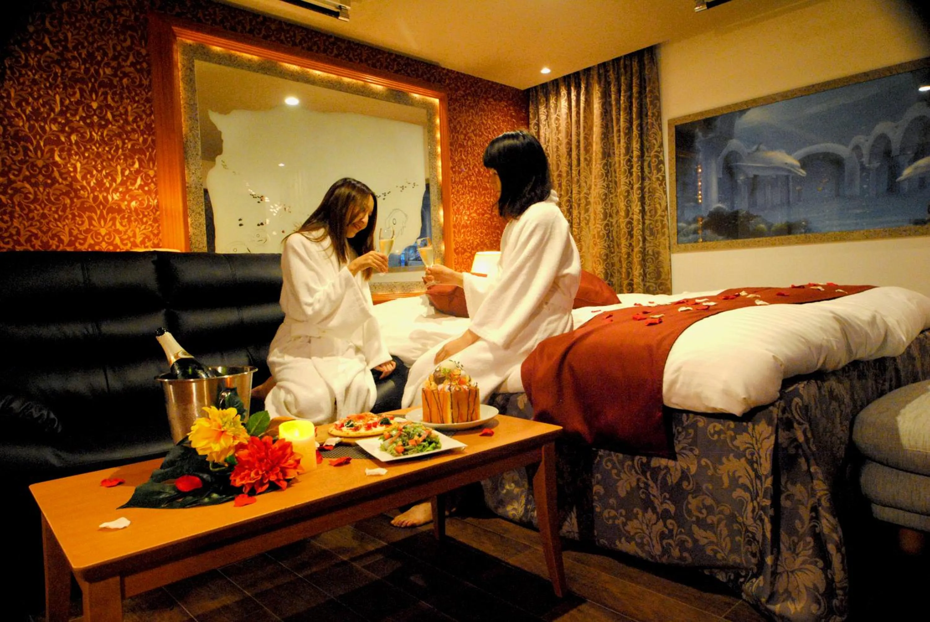 Living room in ホテル マリオン 鈴鹿