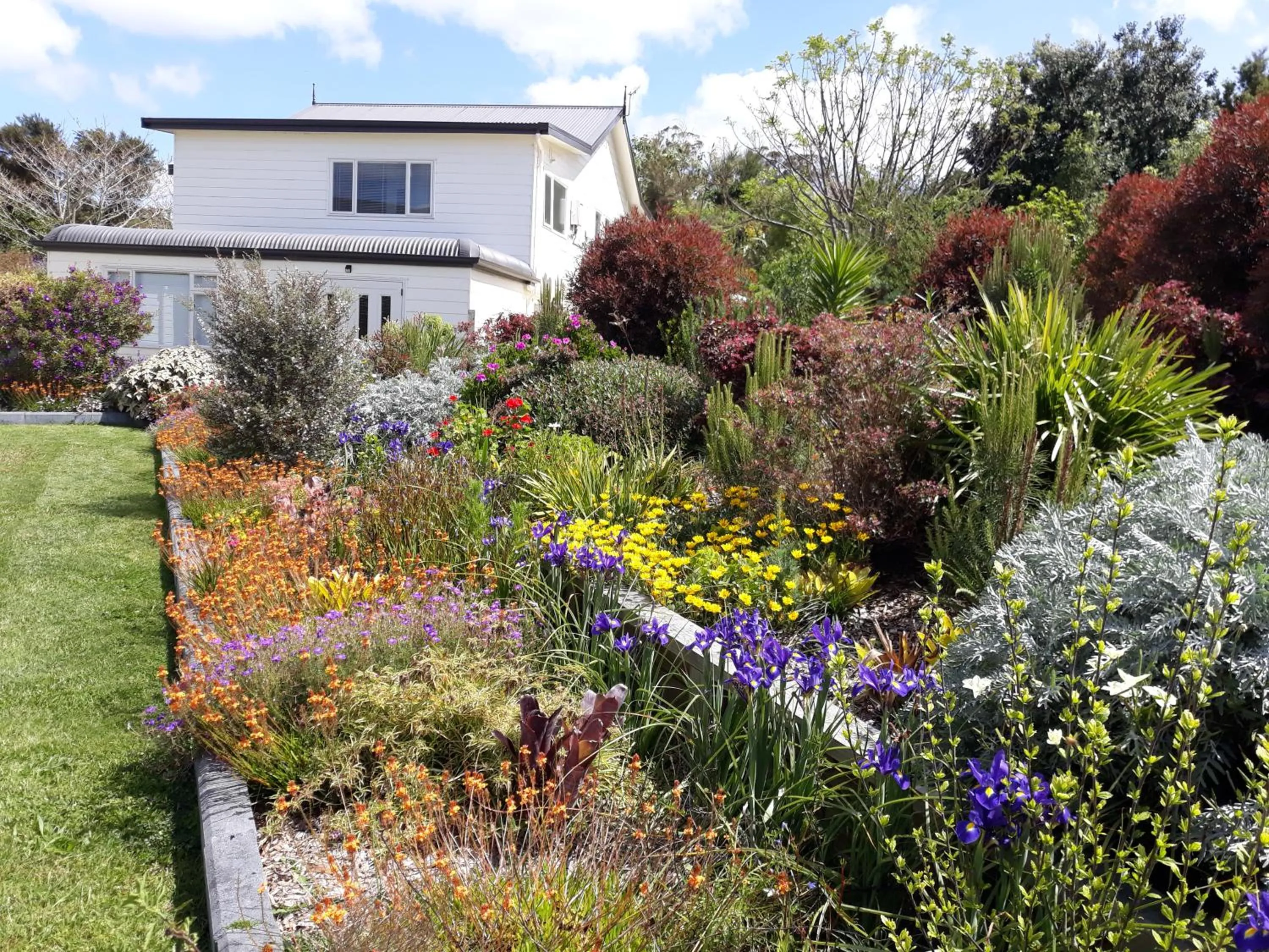 Garden view in Hyecroft Lodge