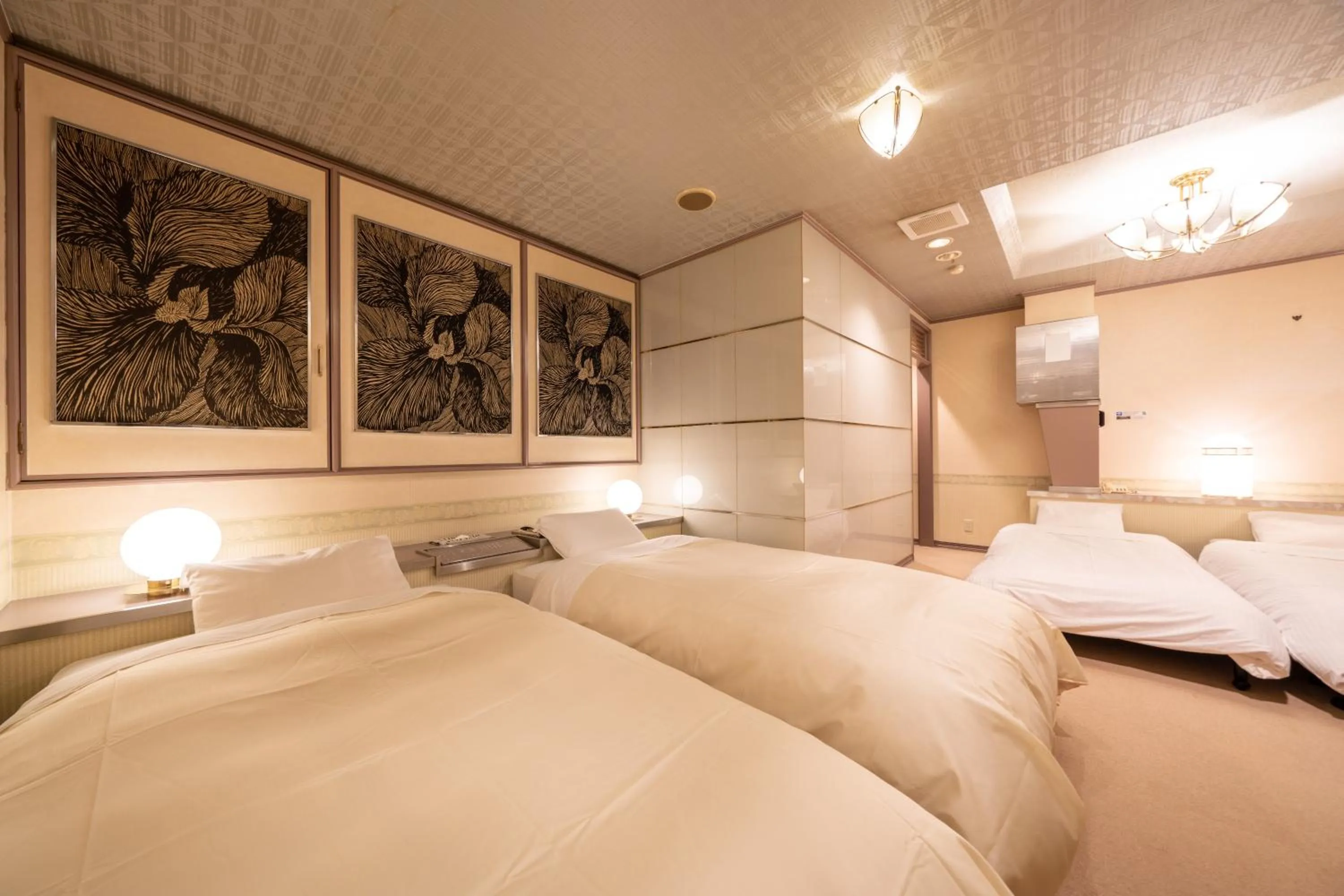 Bedroom, Bed in Hotel Liberte Asahikawa