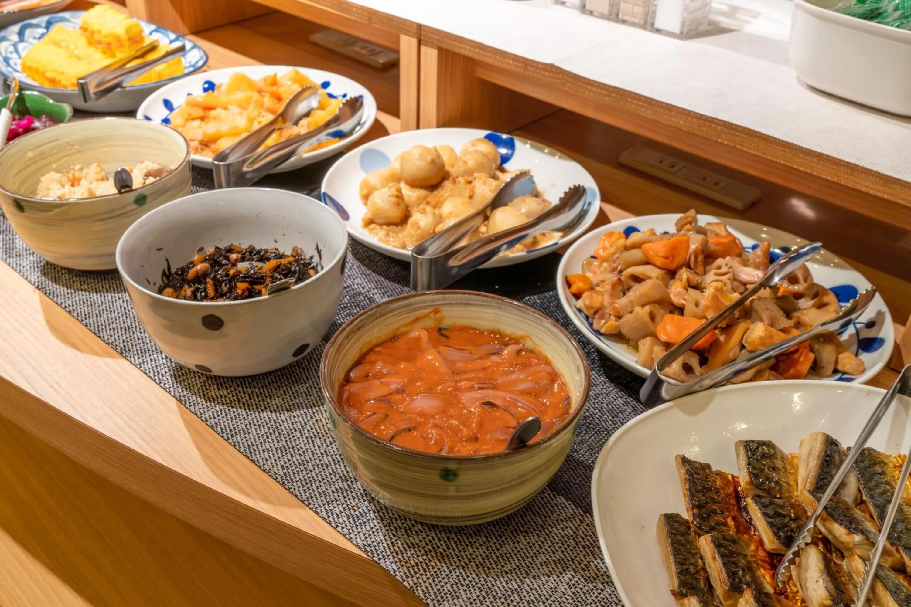 Buffet breakfast in Hotel Liberte Asahikawa