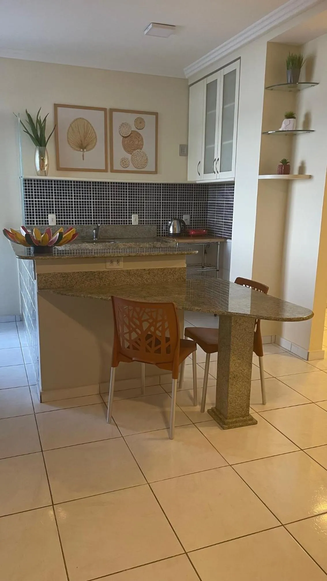 Communal kitchen in Hotel Pousada Azzurra