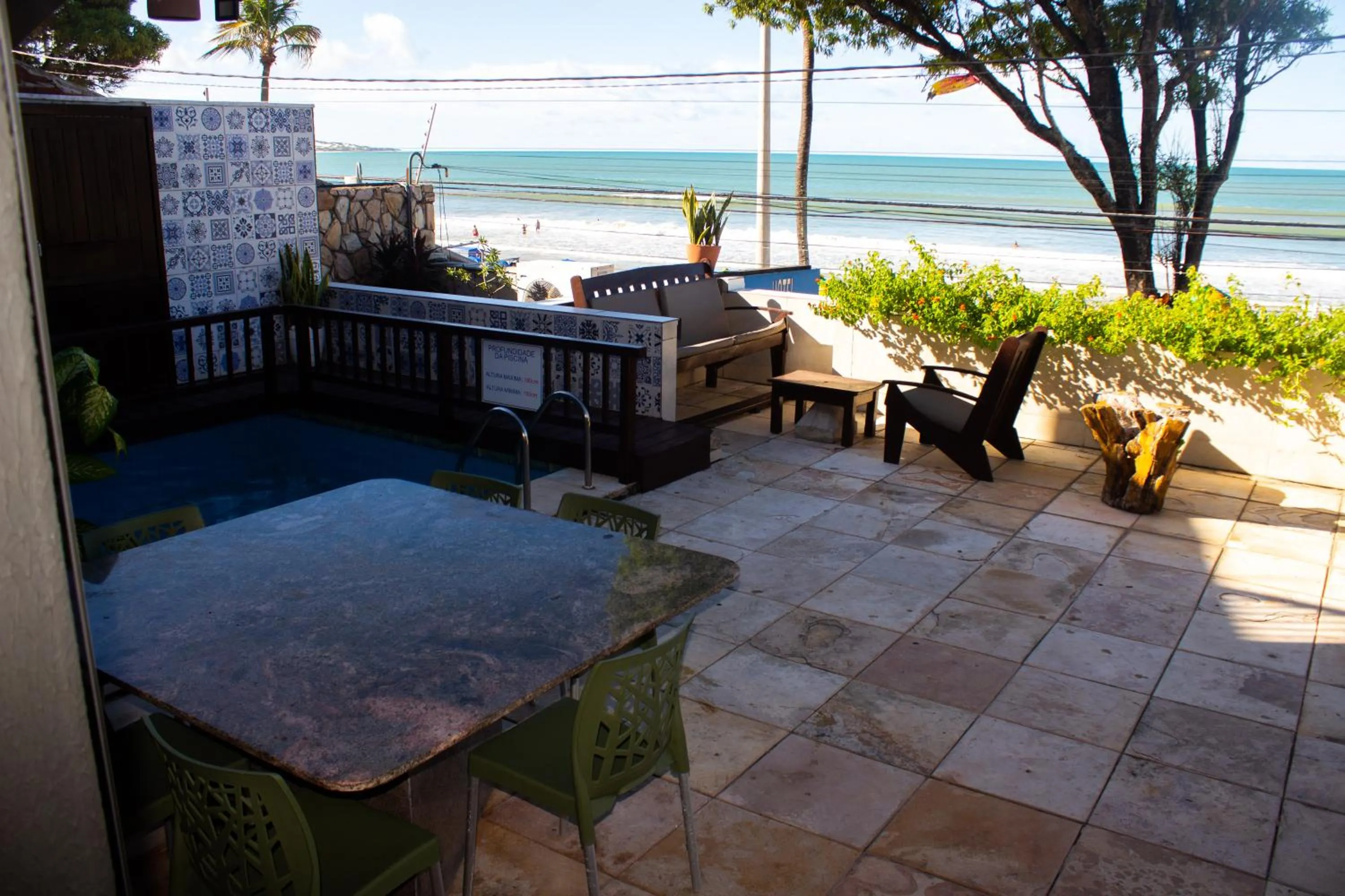 Balcony/Terrace in Hotel Pousada Azzurra