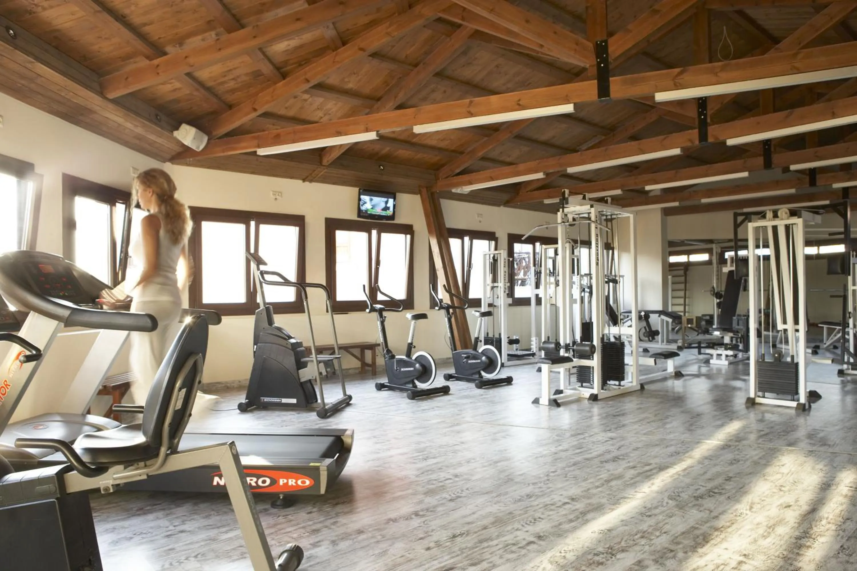 Fitness centre/facilities in Anthemus Sea Beach Hotel and Spa
