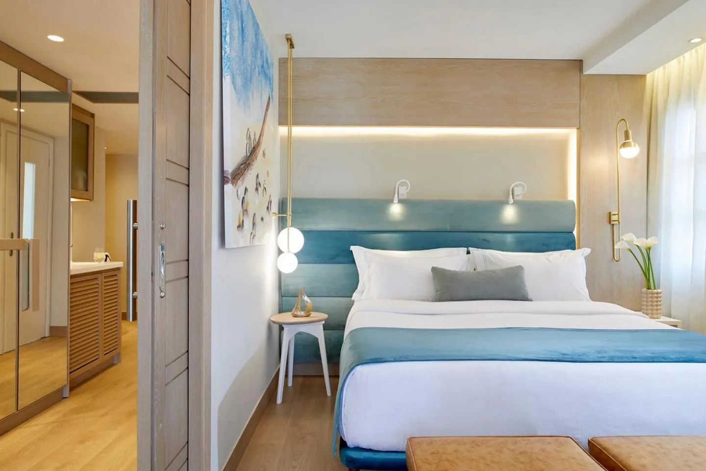 Bedroom, Bed in Anthemus Sea Beach Hotel and Spa