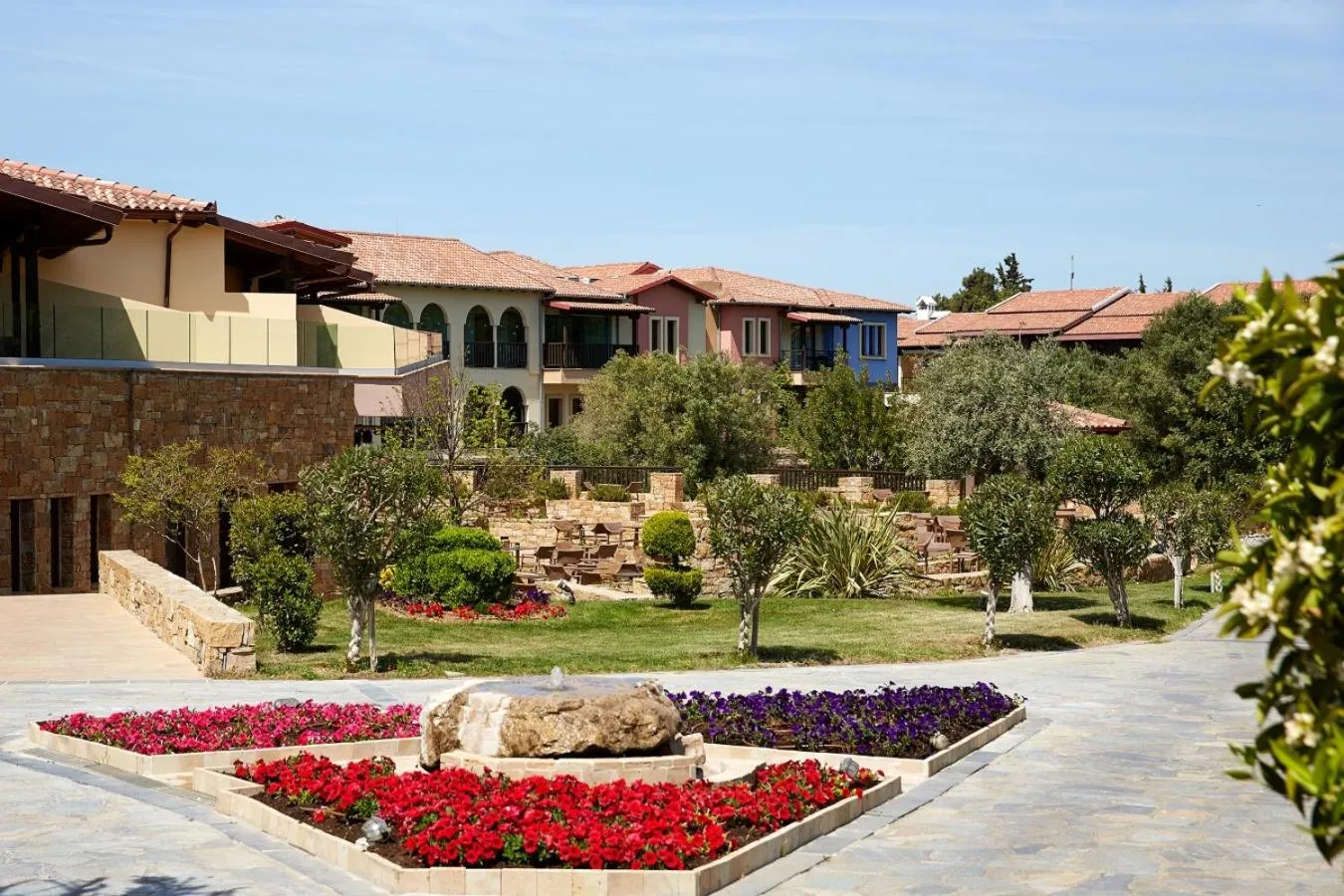 Patio in Anthemus Sea Beach Hotel and Spa
