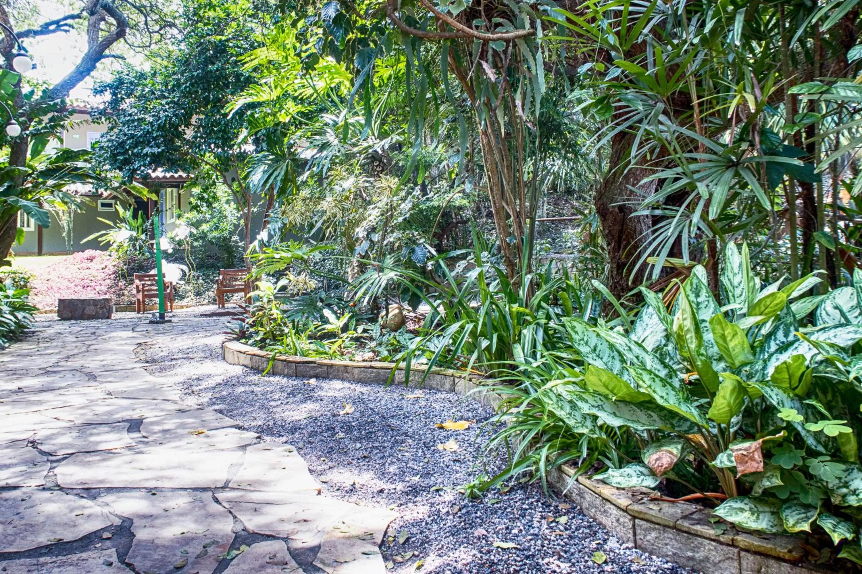 Garden in Pousada Aguas Claras