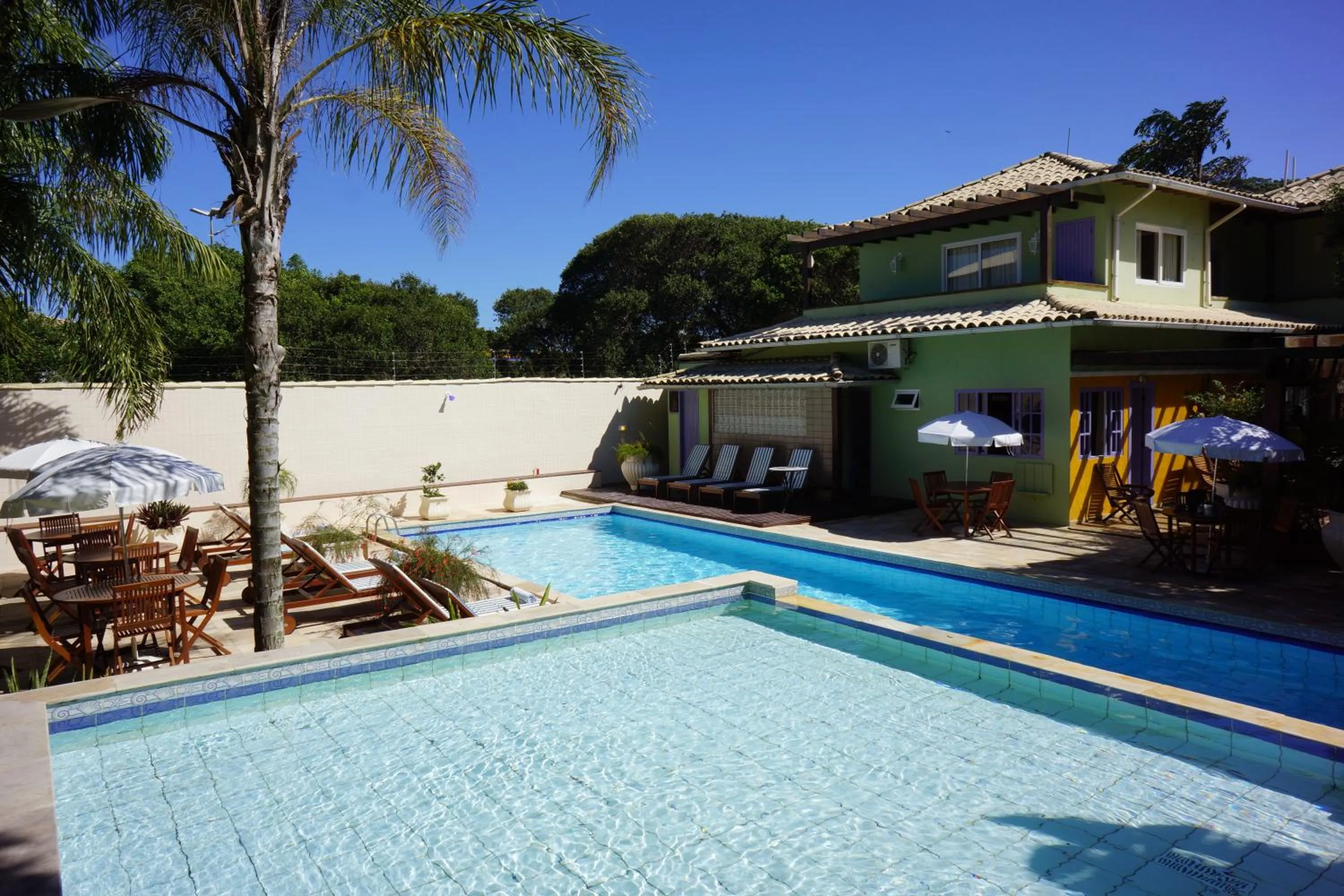 Swimming pool in Pousada Aguas Claras