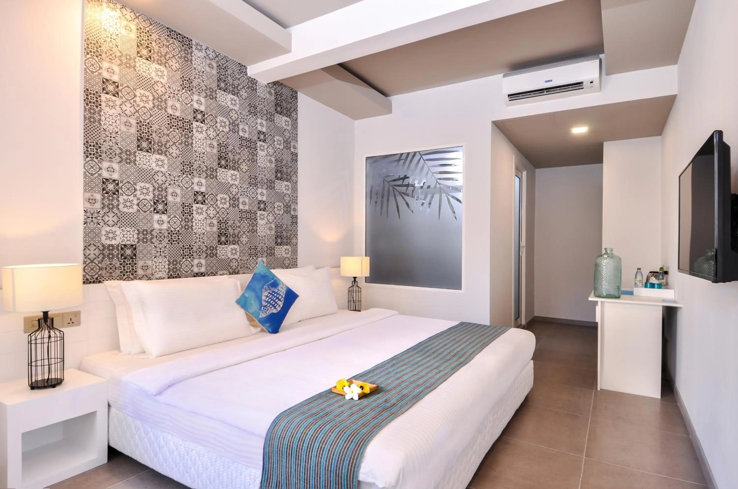 Bedroom, Bed in Velana Beach Hotel Maldives