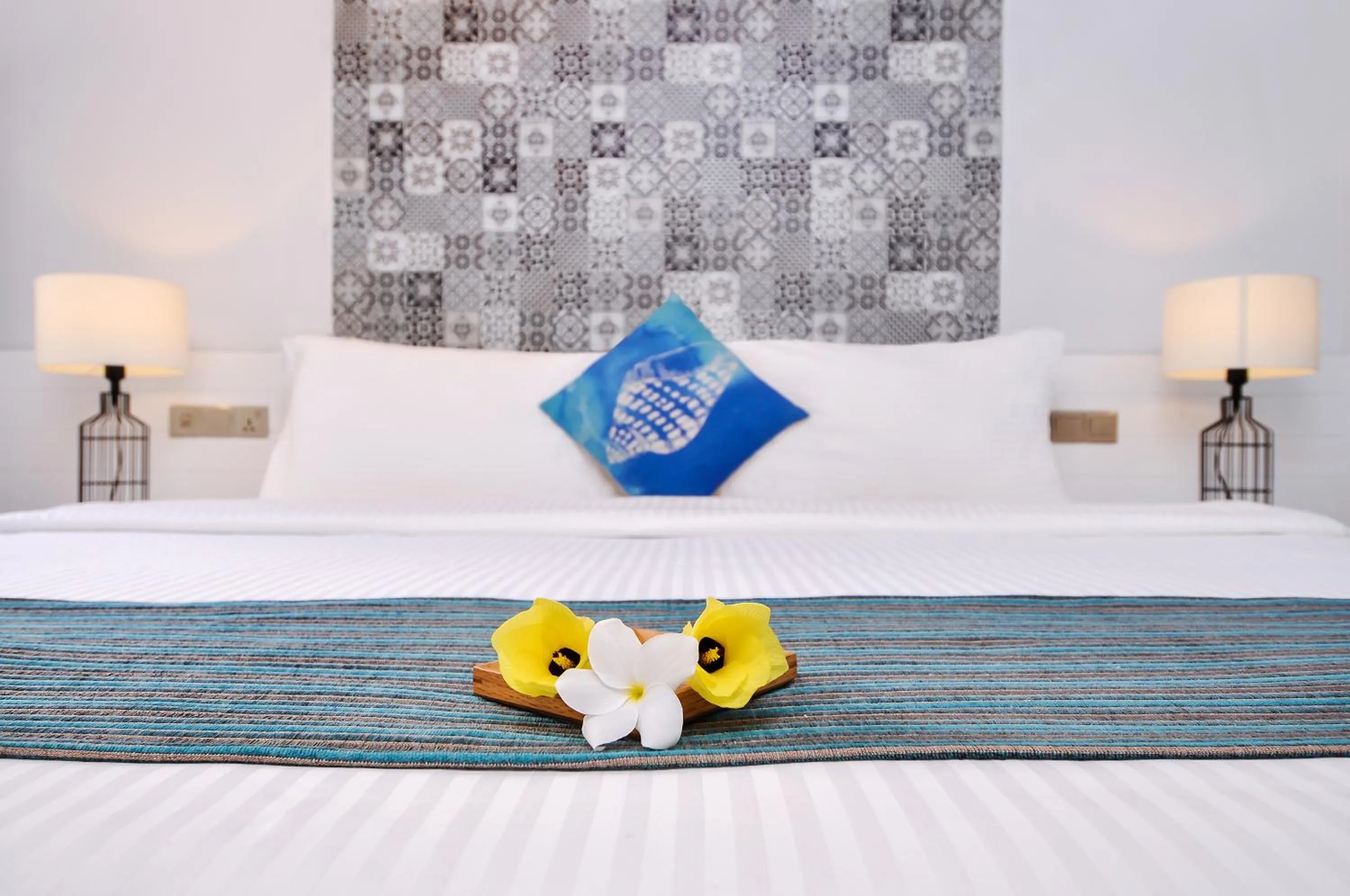 Bedroom, Bed in Velana Beach Hotel Maldives