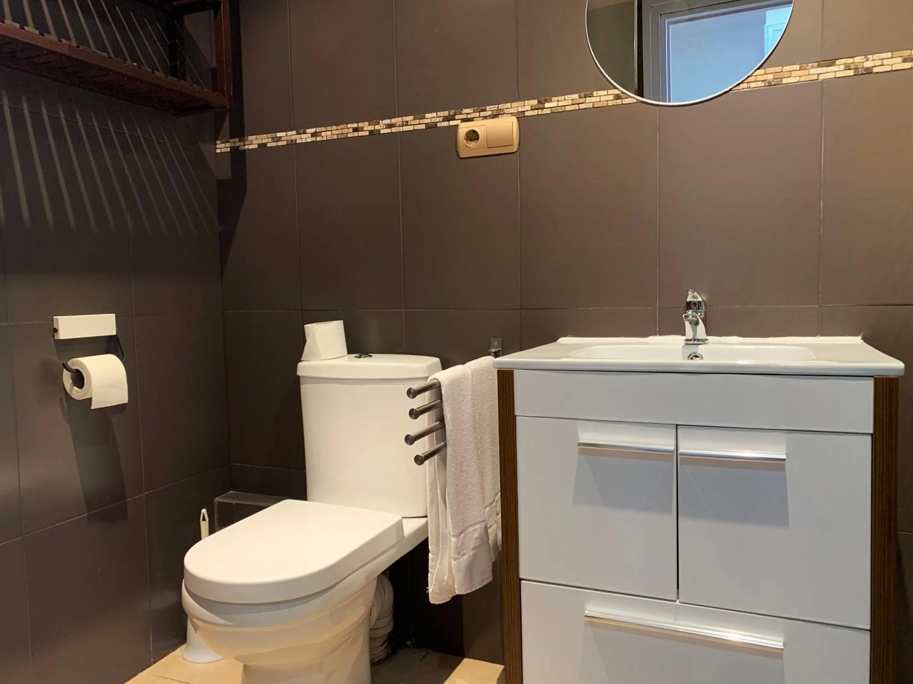 Bathroom in Apartamentos Bulgaria