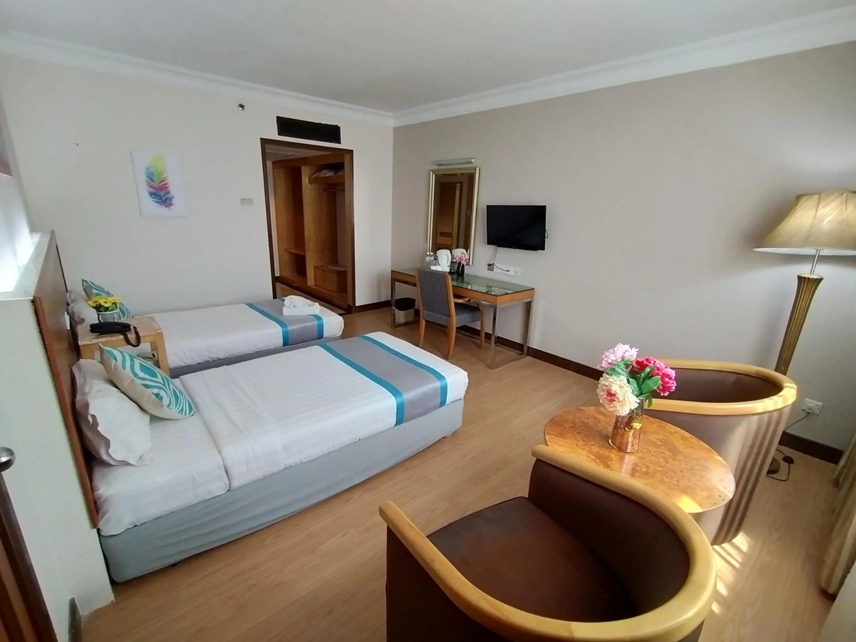 Bed in Tang Dynasty Hotel