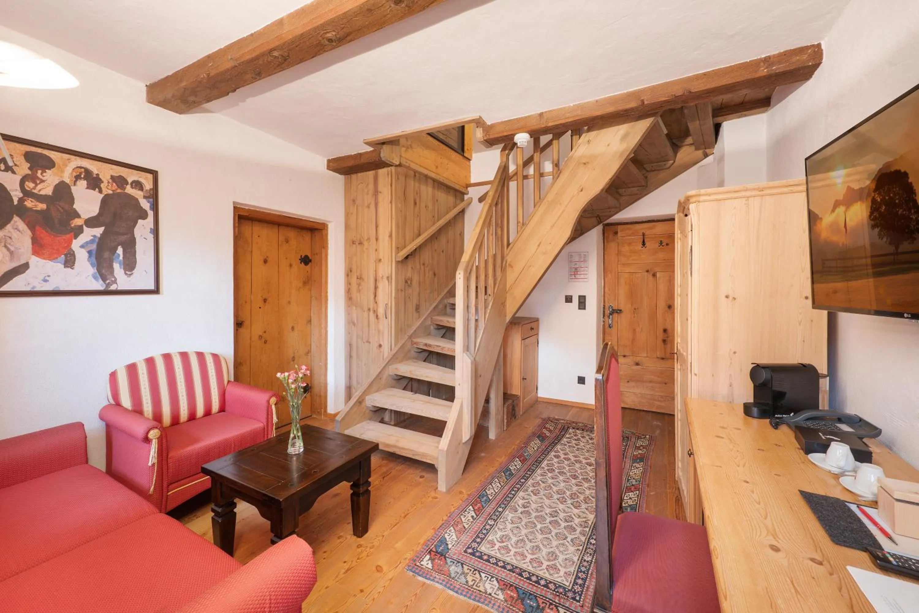 Seating area in Golf- und Sporthotel Moarhof