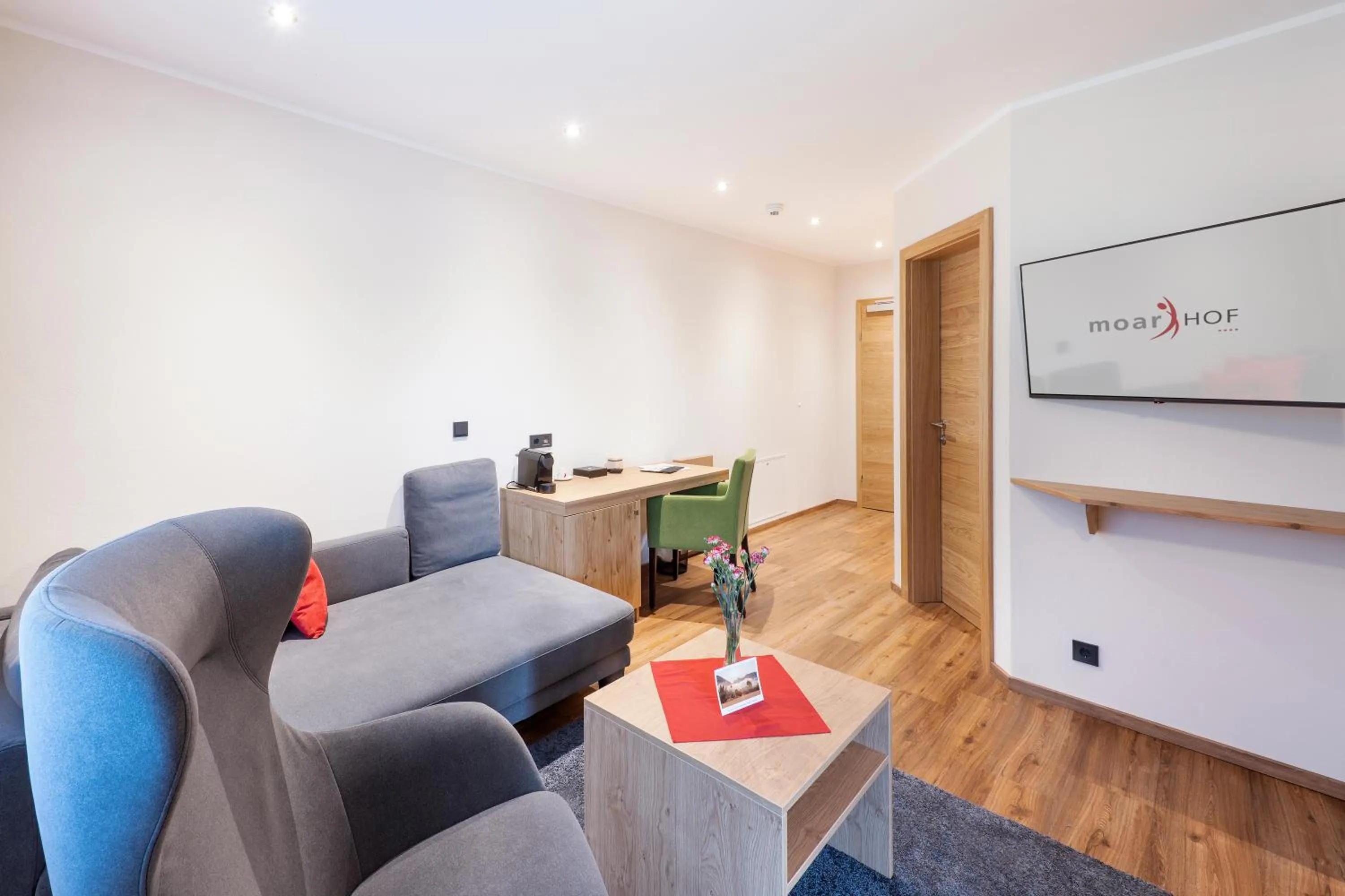 Seating area in Golf- und Sporthotel Moarhof