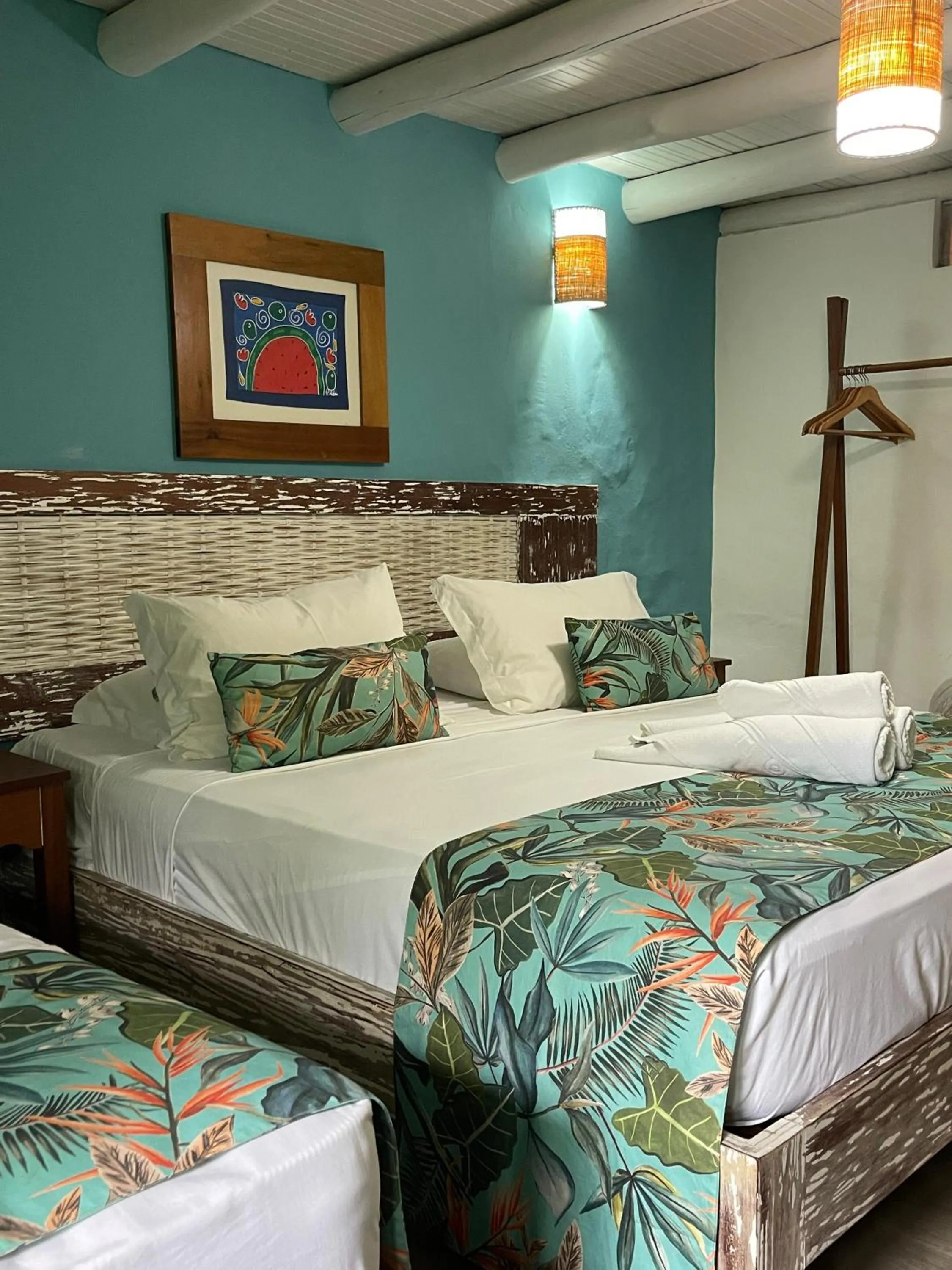 Bed in Sobrado da Vila Hotel