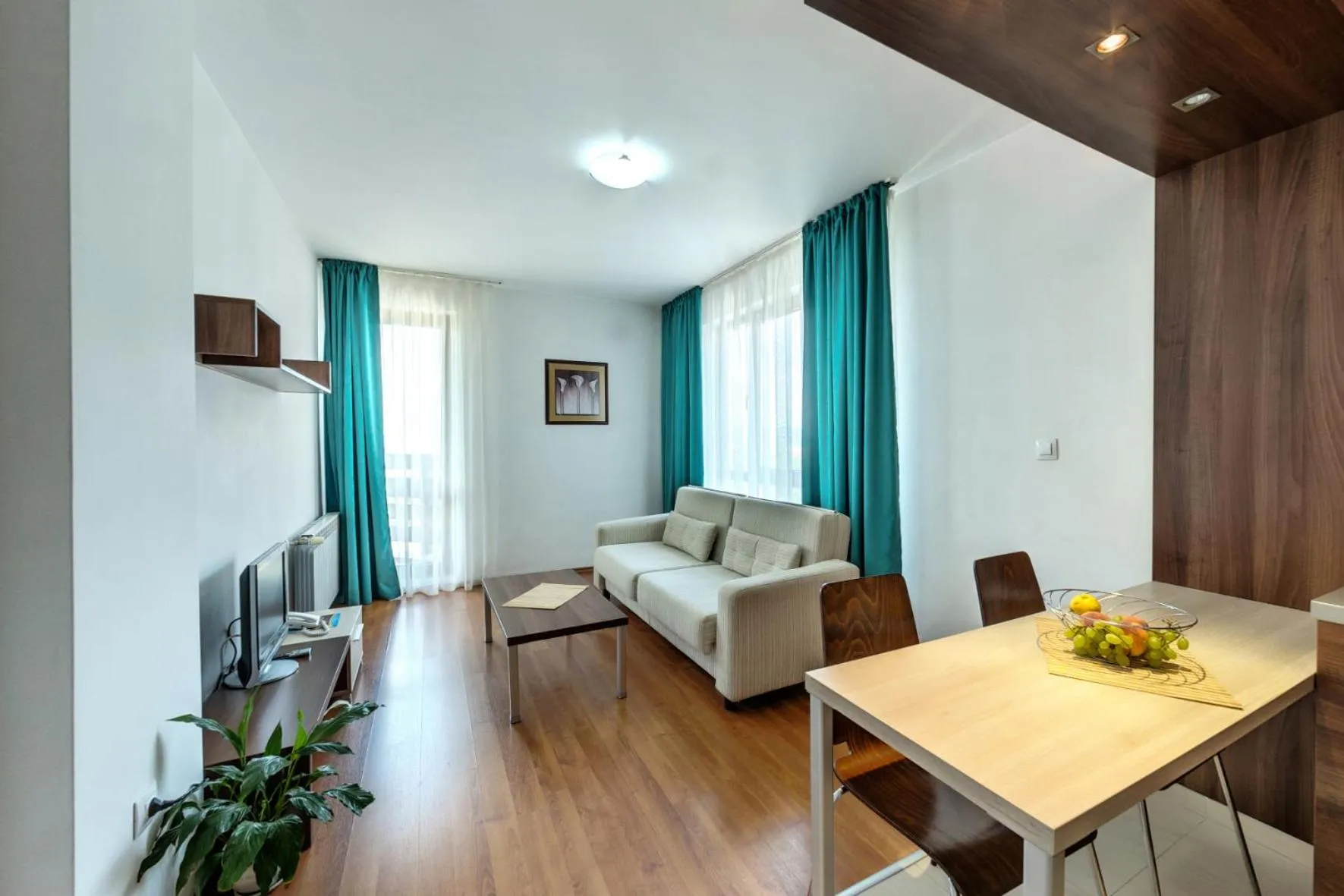 Kitchen or kitchenette, Bed in Belvedere Holiday Club