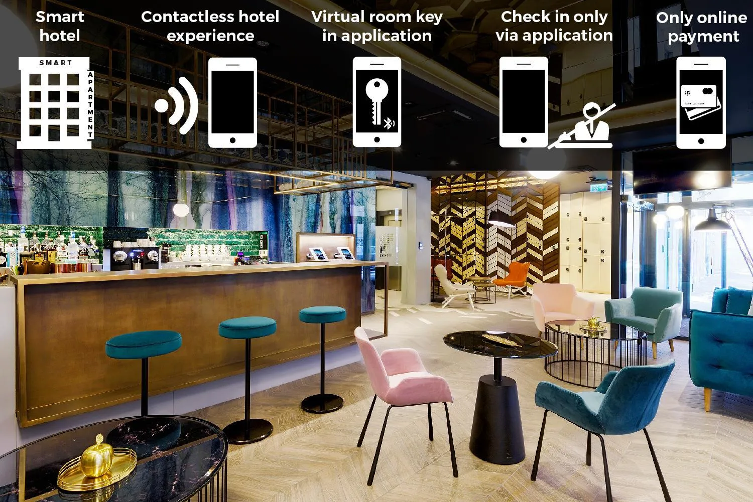 Lounge or bar in KViHotel Budapest - the smart hotel