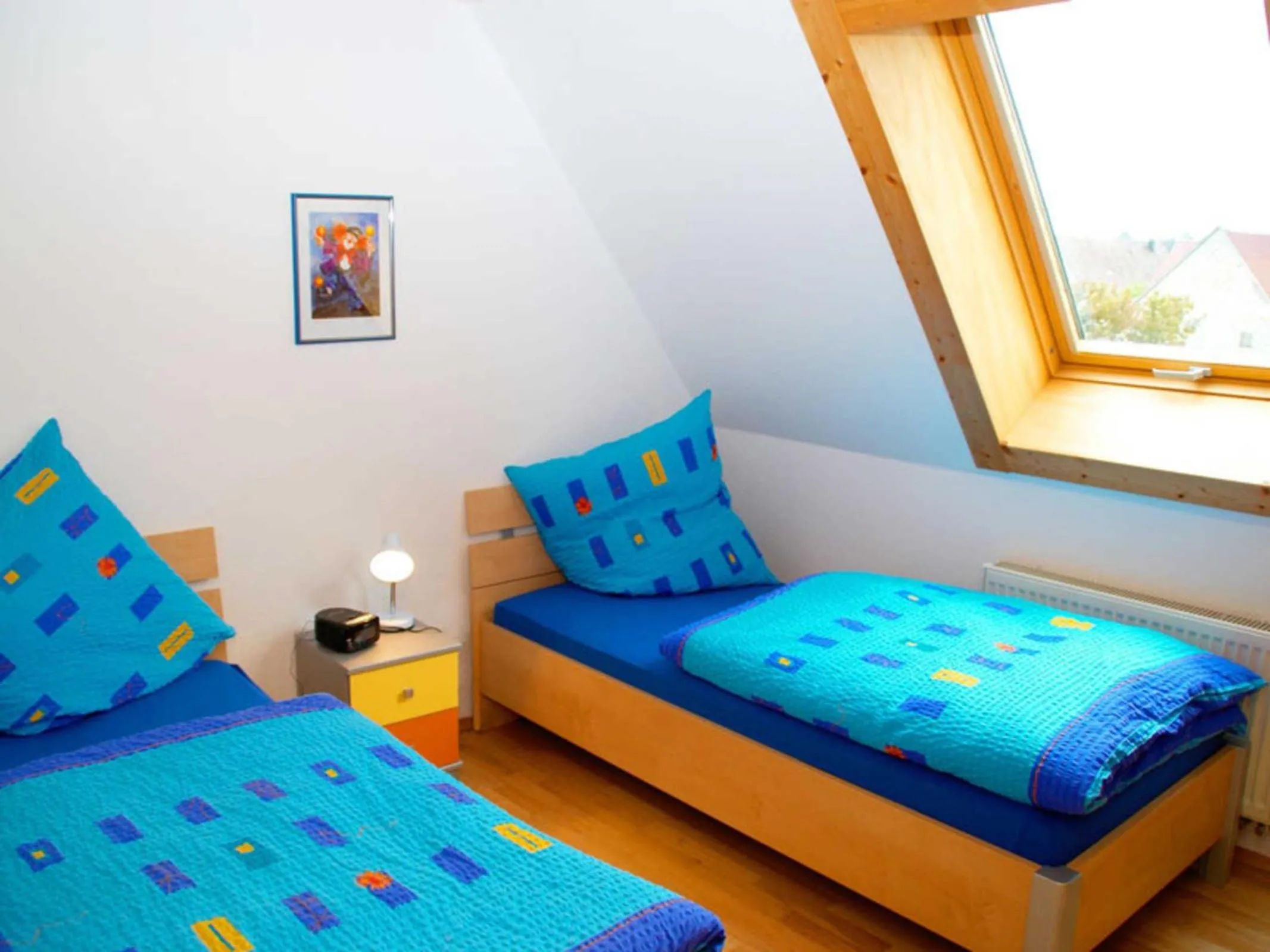 Bed in Ferienwohnung Bertsche