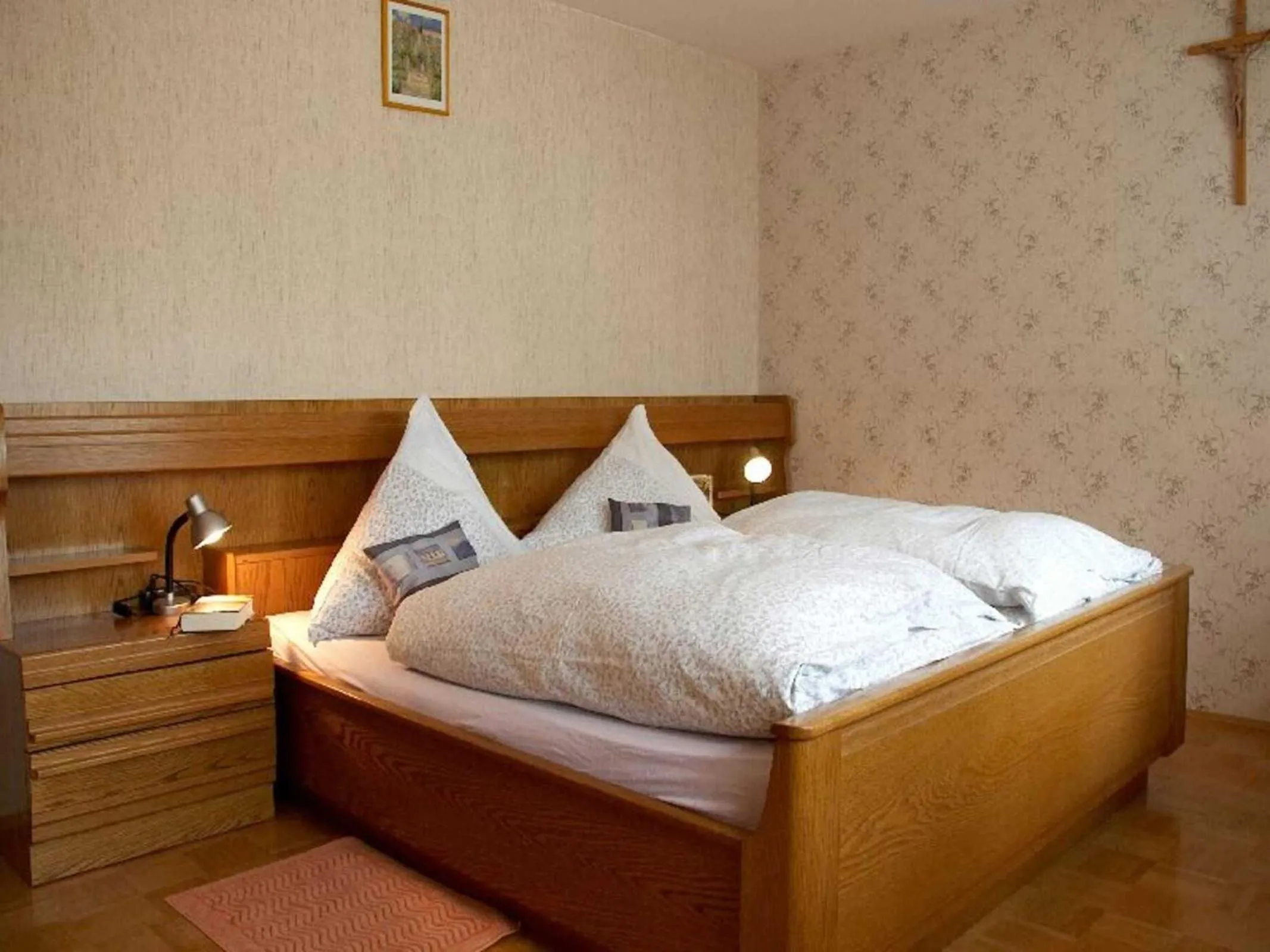 Bed in Ferienwohnung Bertsche