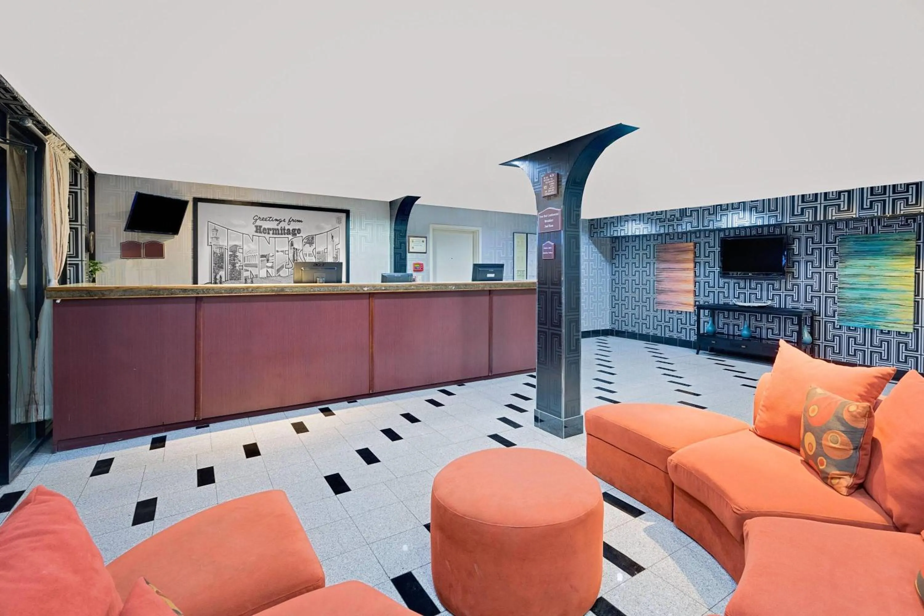 Lobby or reception in Super 8 by Wyndham Hermitage Nashville