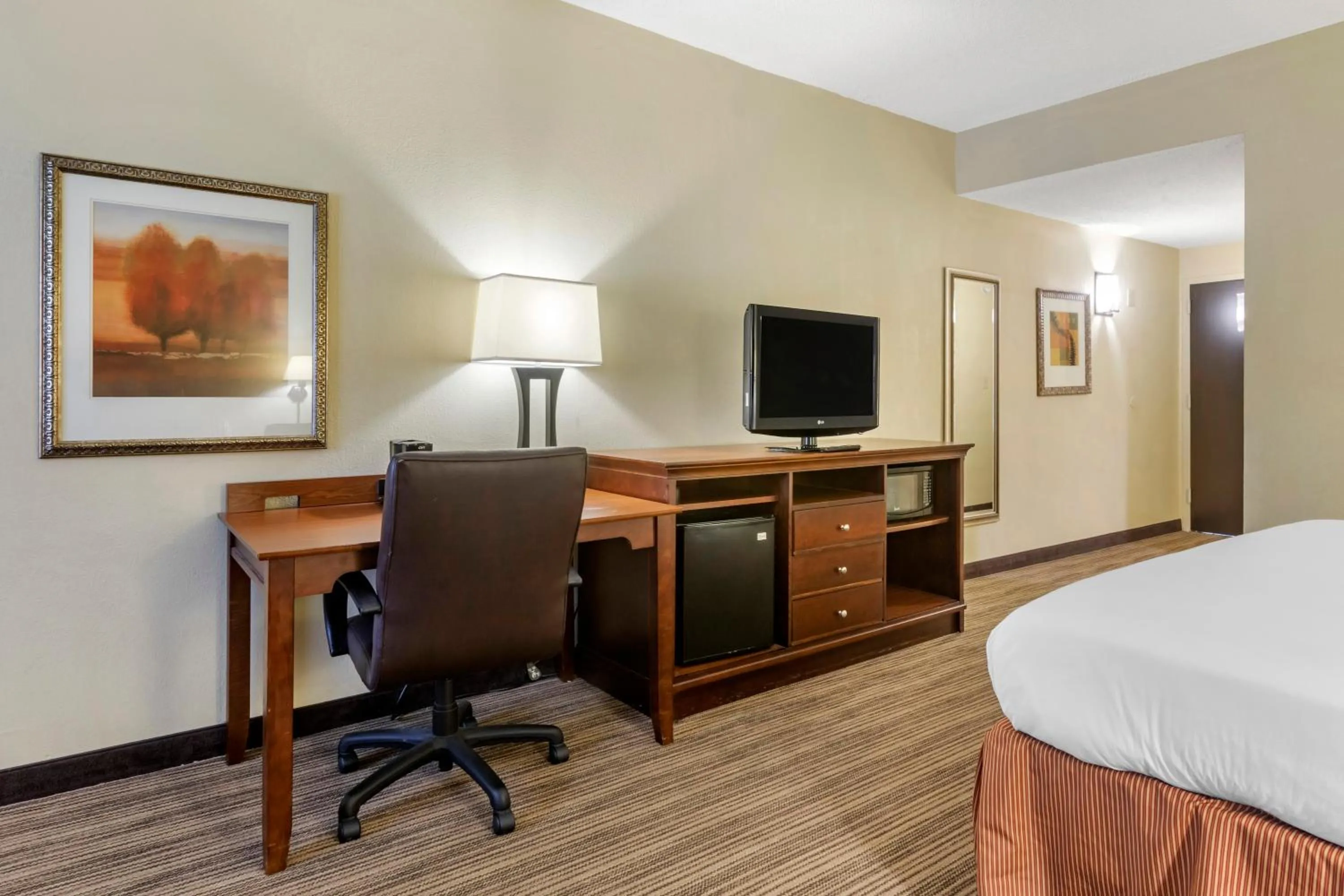 TV and multimedia, Bed in Country Inn & Suites by Radisson, Atlanta Downtown