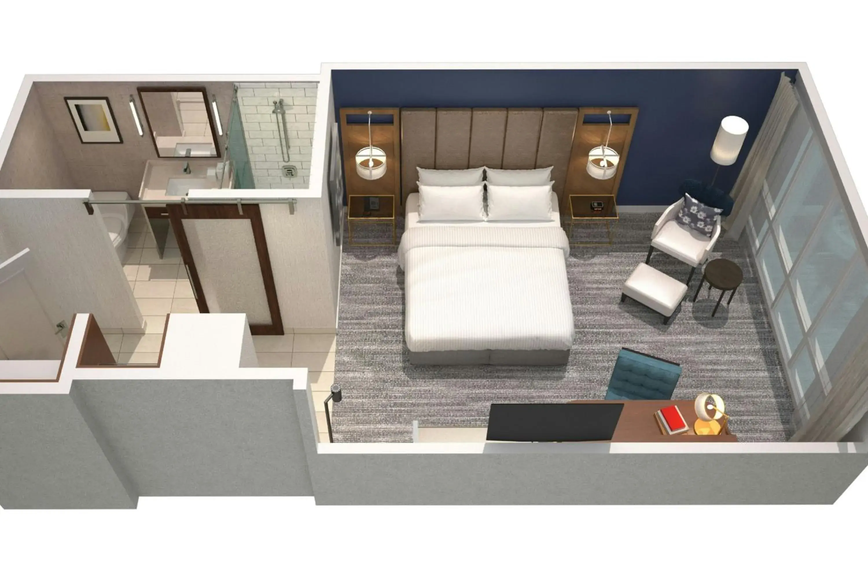 City View King Room, Guest room, 1 King, City view (Hearing Accessible) in Boston Marriott Long Wharf City View King Room, Guest room, 1 King, City view (Hearing Accessible) in Boston Marriott Long Wharf