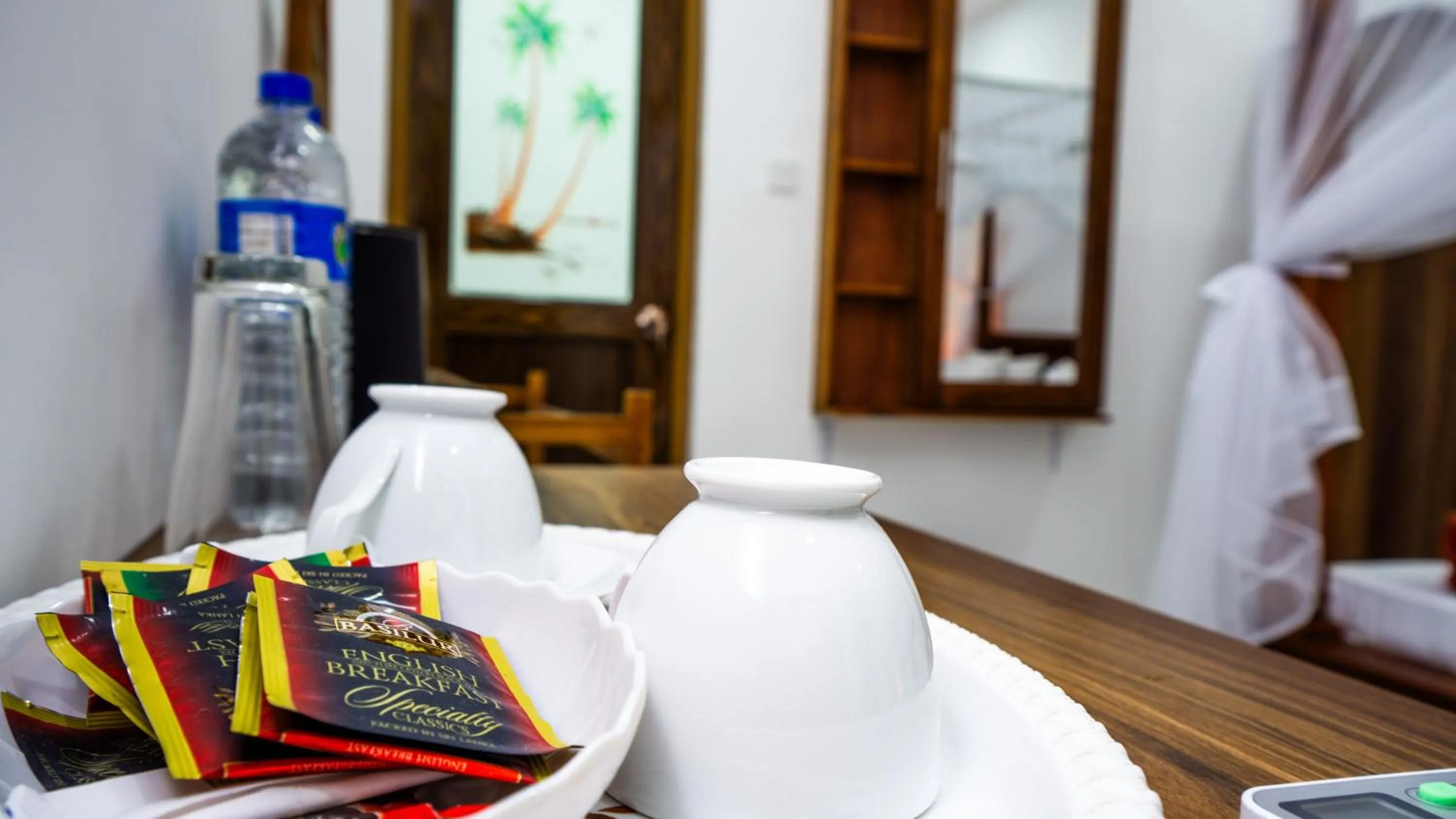 Bed in Sunrise Cottage