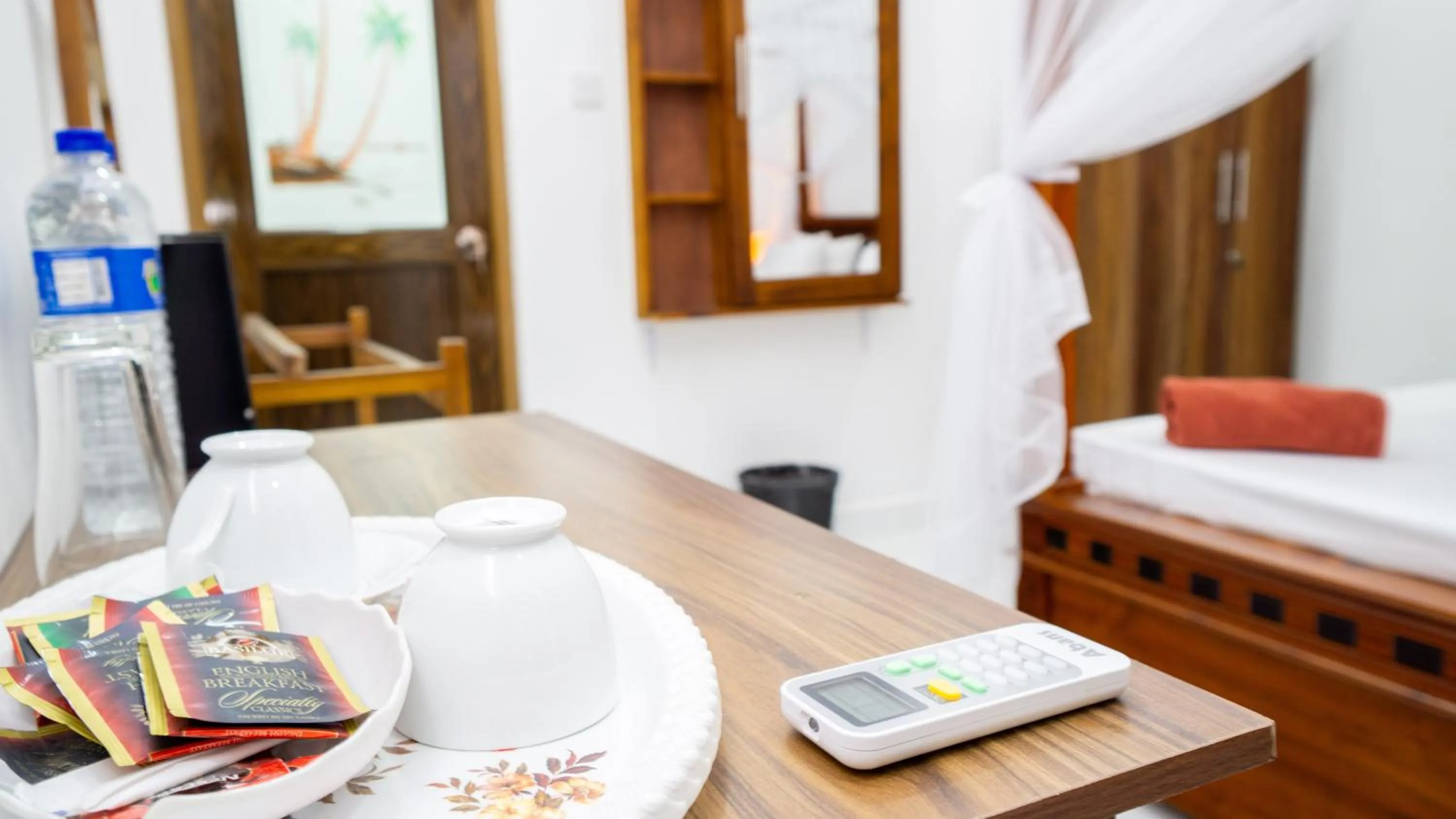 Bed in Sunrise Cottage