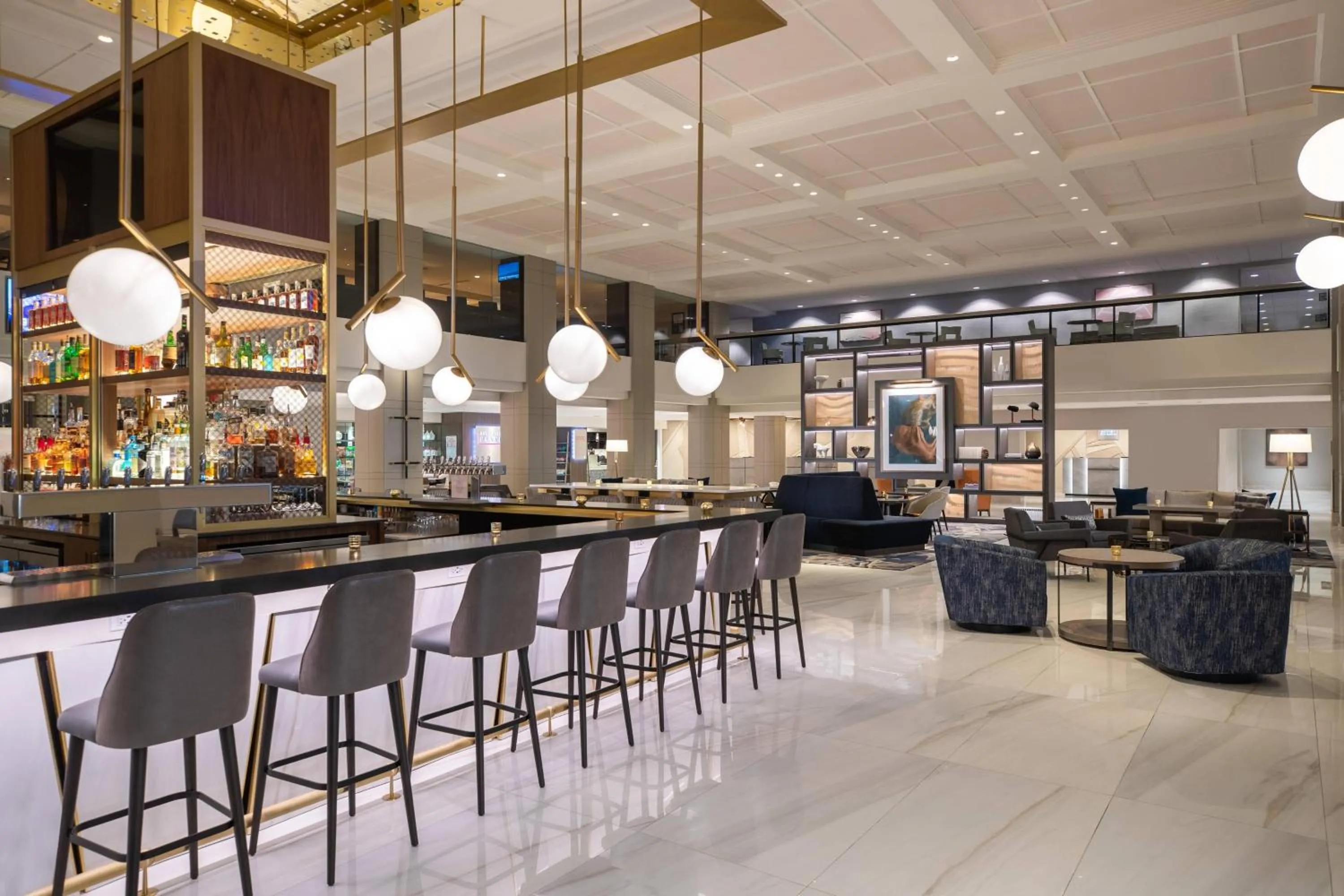 Lounge or bar in Chicago Marriott Downtown Magnificent Mile