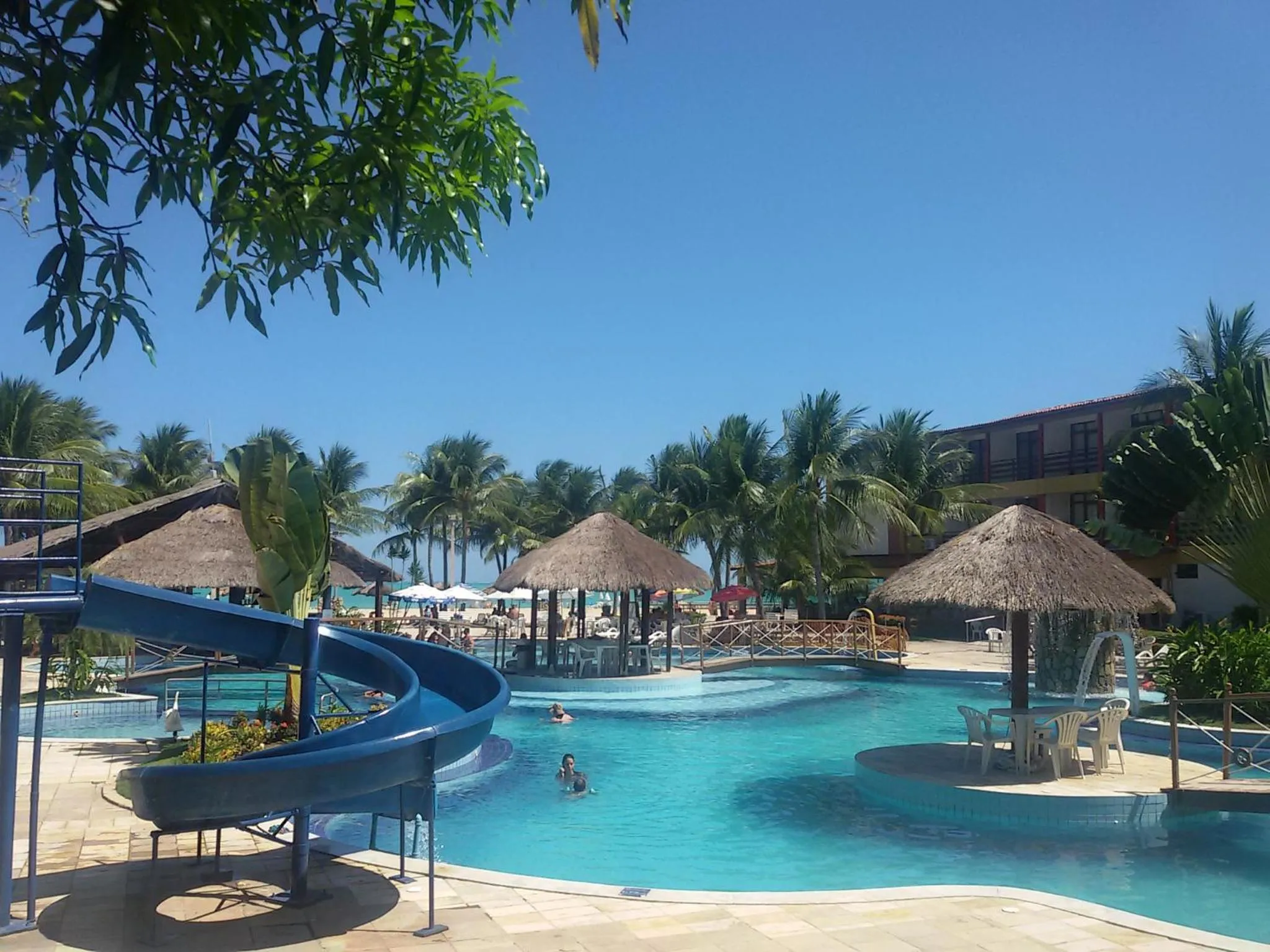 Swimming pool in Praia Dourada Resort Maragogi