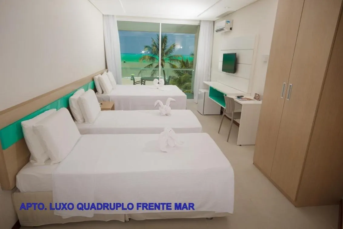 Bedroom, Bed in Praia Dourada Resort Maragogi